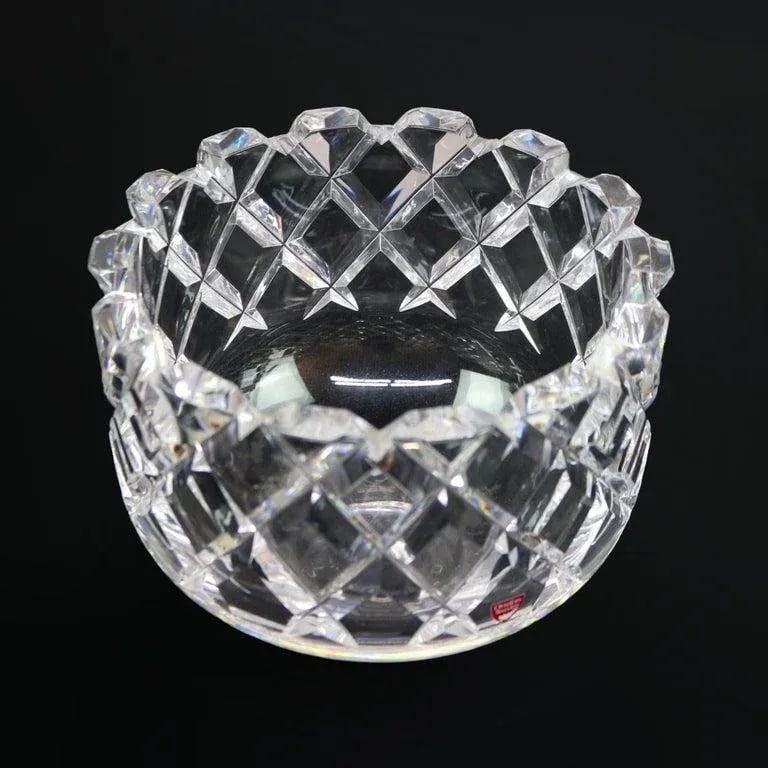 Orrefors Sofiero Cut Lead Crystal Fruit Bowl 20th Century - 3