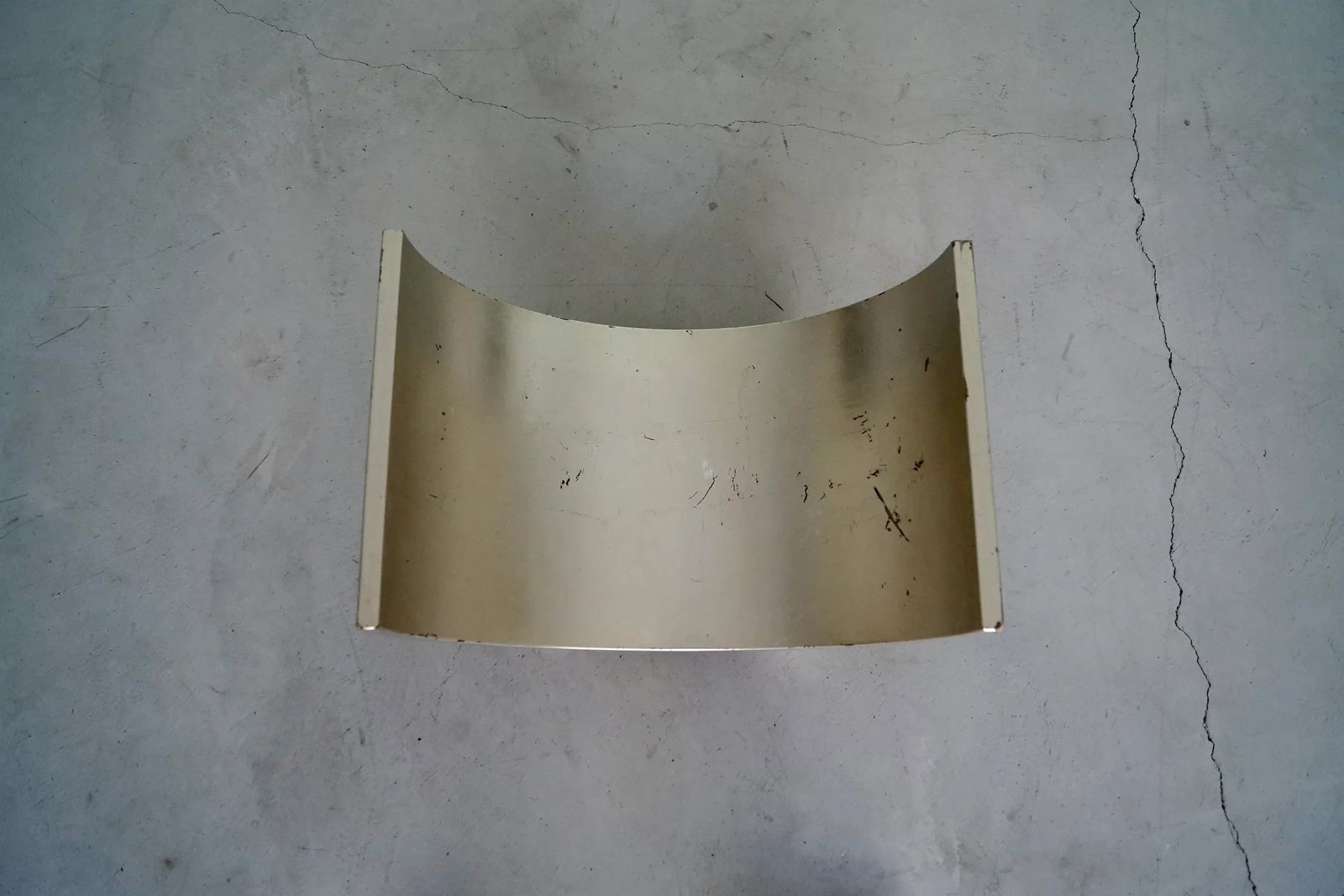 1950's Mid-Century Modern Bentwood Silver Leaf Magazine Rack - 12