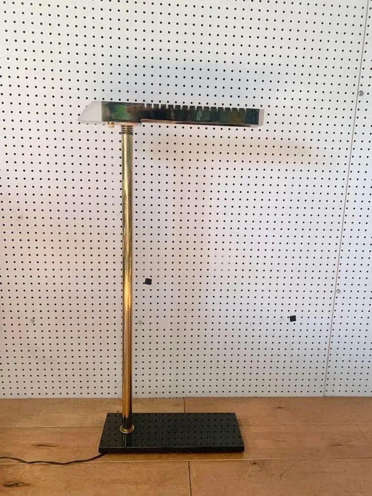 Brass and Lucite Floor Lamp - 10