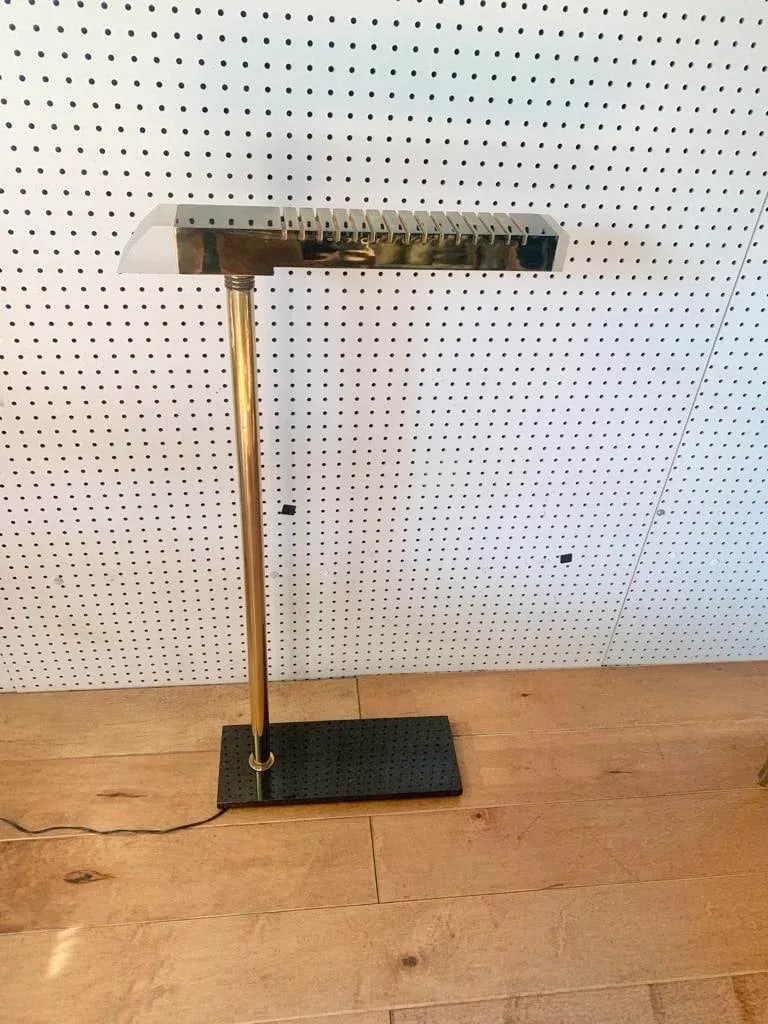 Brass and Lucite Floor Lamp - 12