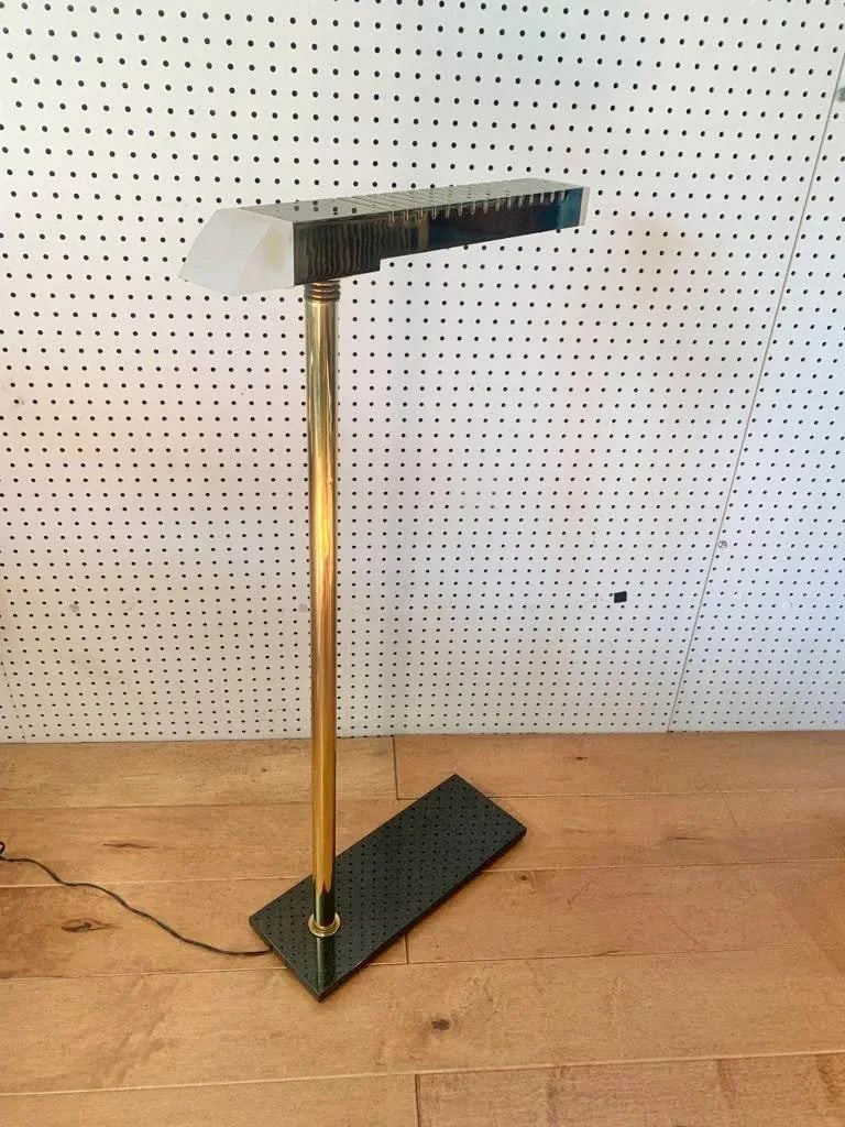 Brass and Lucite Floor Lamp - 3