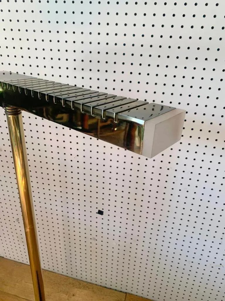 Brass and Lucite Floor Lamp - 5