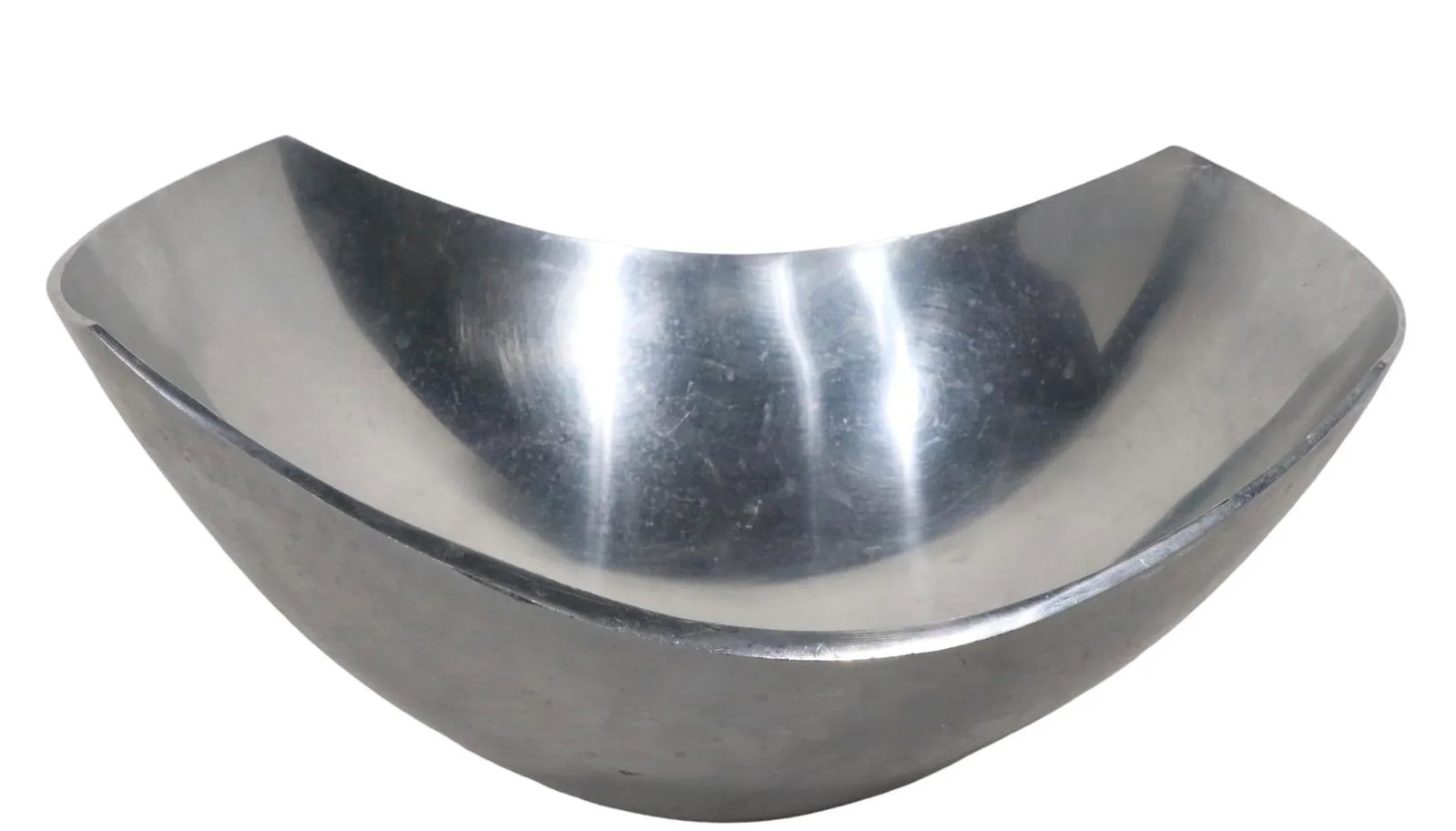 Sculptural Post Modern Serving Salad Bowl by Michael Lax for Metal C 1987 - 6