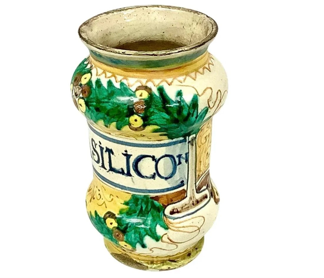 17th Century Italian Faience Apothecary Jar - 2