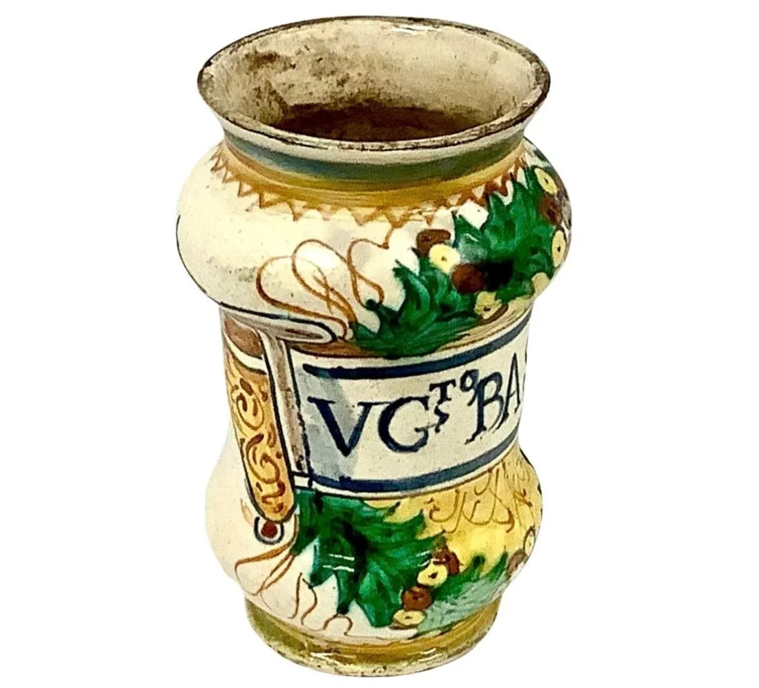 17th Century Italian Faience Apothecary Jar - 3