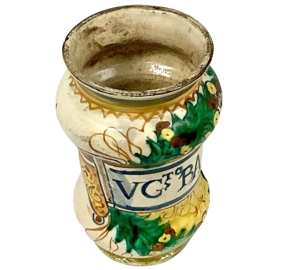 17th Century Italian Faience Apothecary Jar - 4