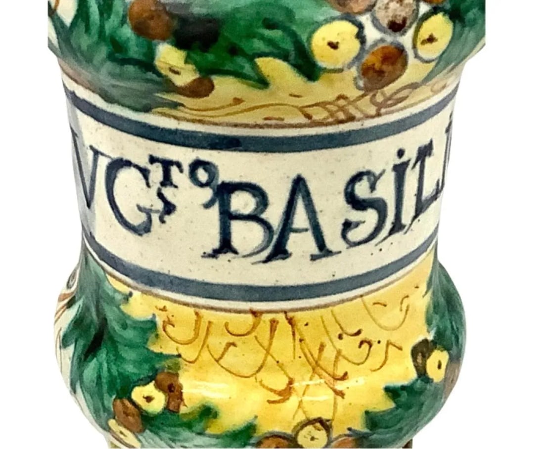 17th Century Italian Faience Apothecary Jar - 8