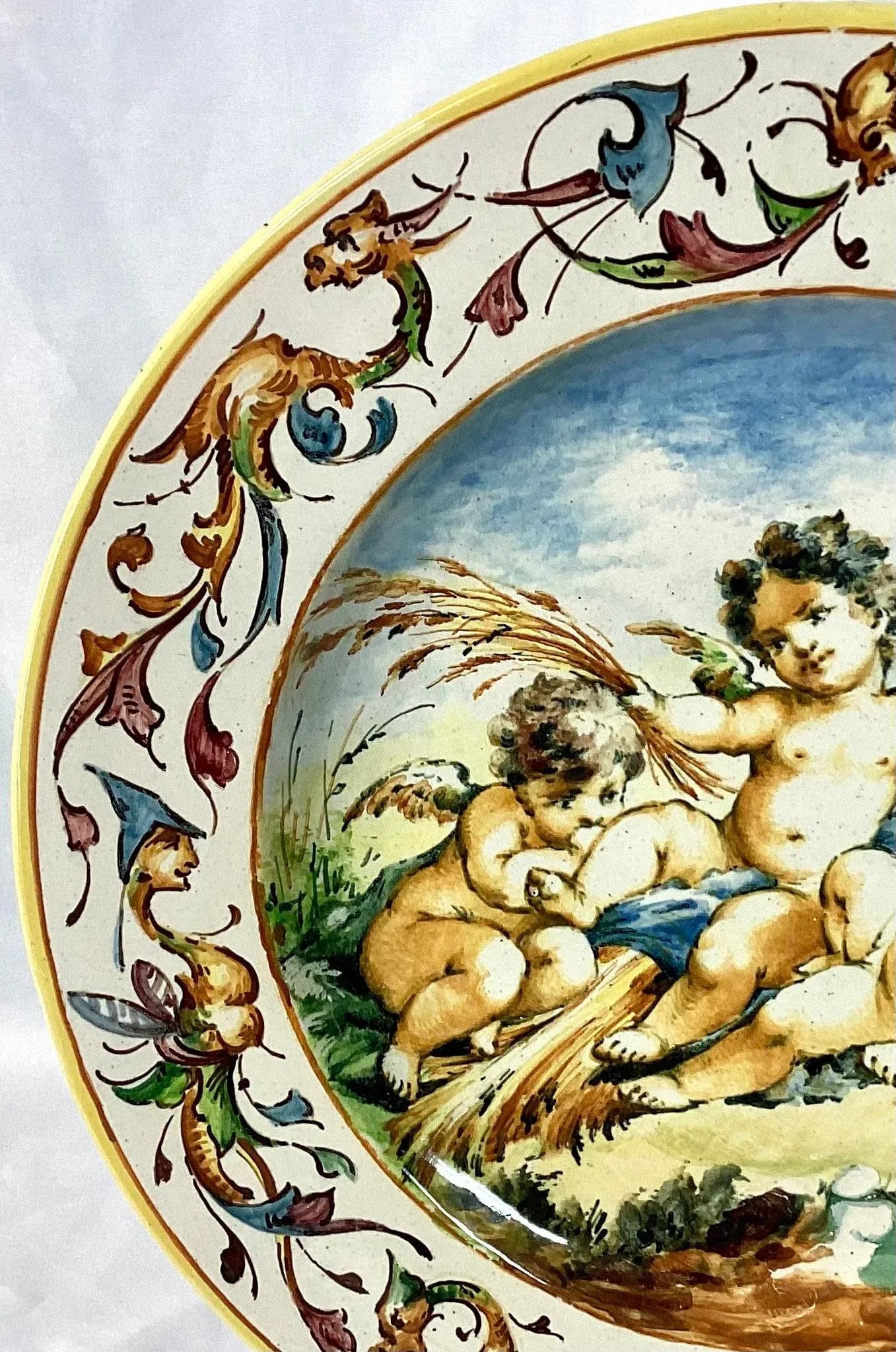 19th Century Italian Majolica Charger - 2
