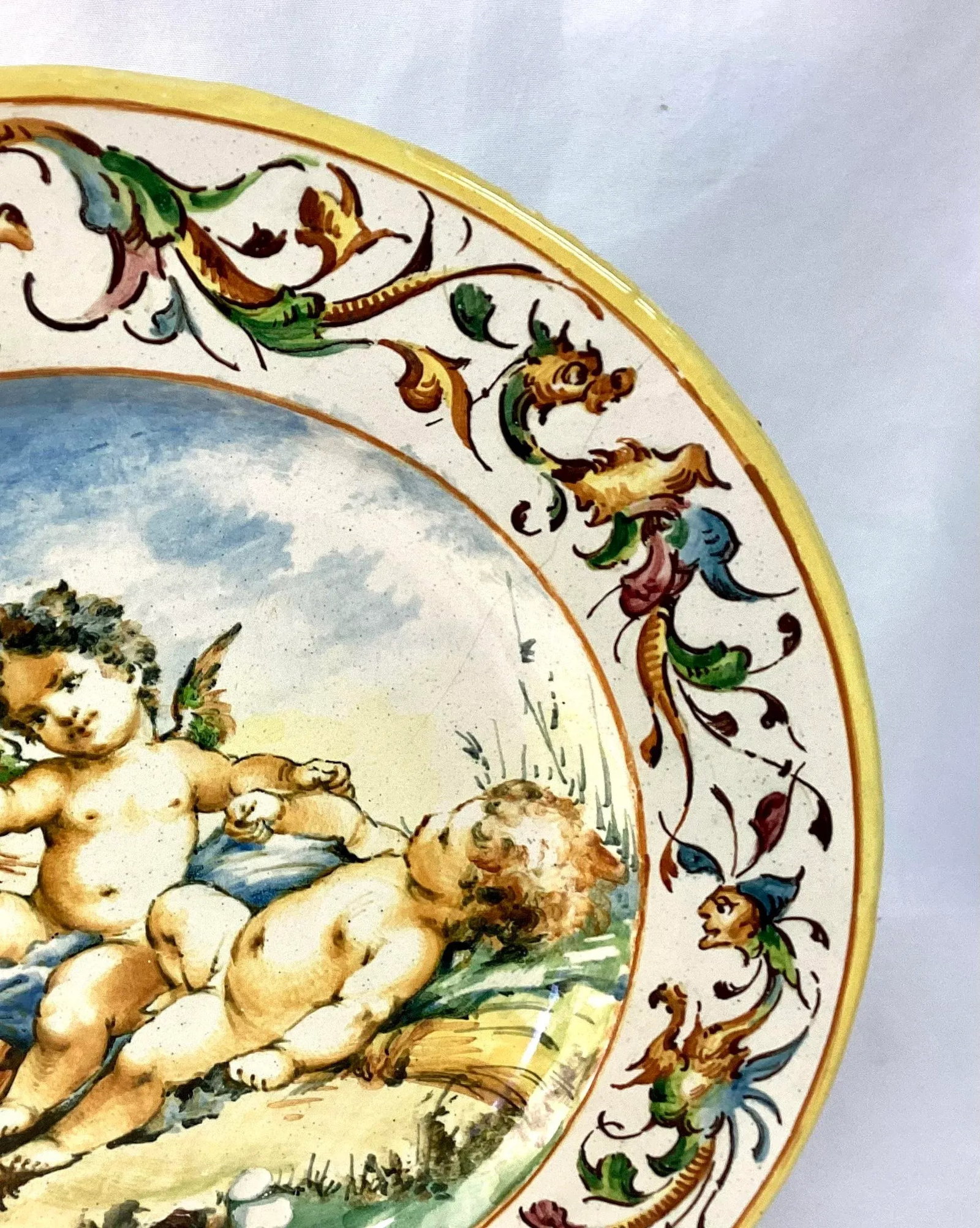 19th Century Italian Majolica Charger - 4