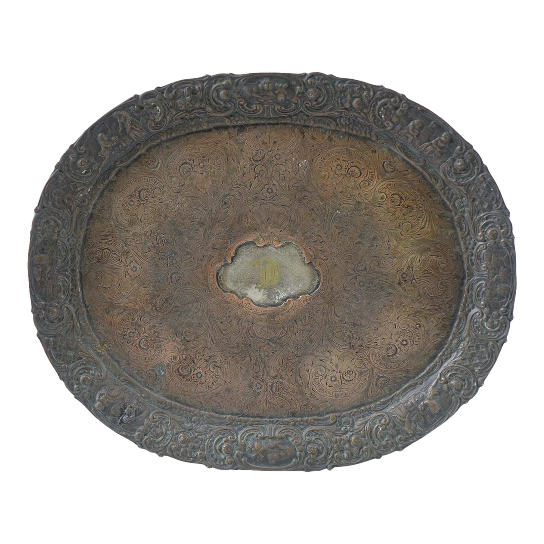 Antique British Copper Tray (1 of 6)