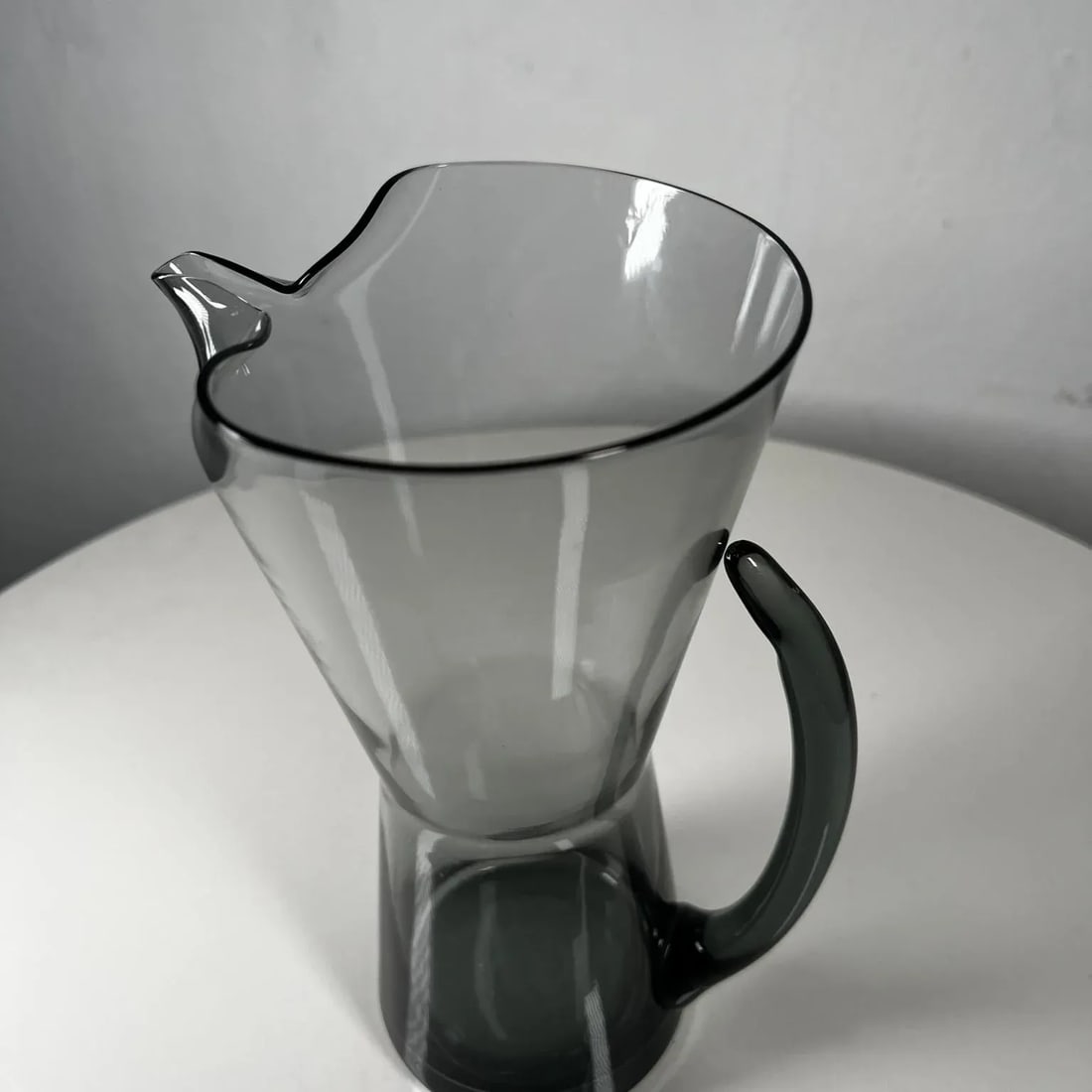 1958 Morgantown Wv Hoffman House Glass Martini Pitcher & Four Glasses - 10