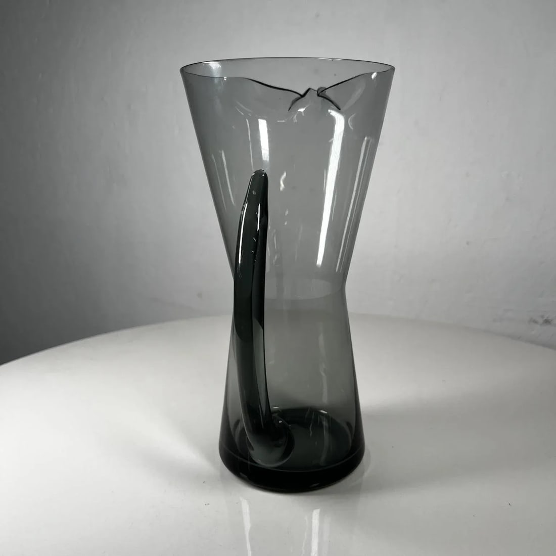 1958 Morgantown Wv Hoffman House Glass Martini Pitcher & Four Glasses - 4