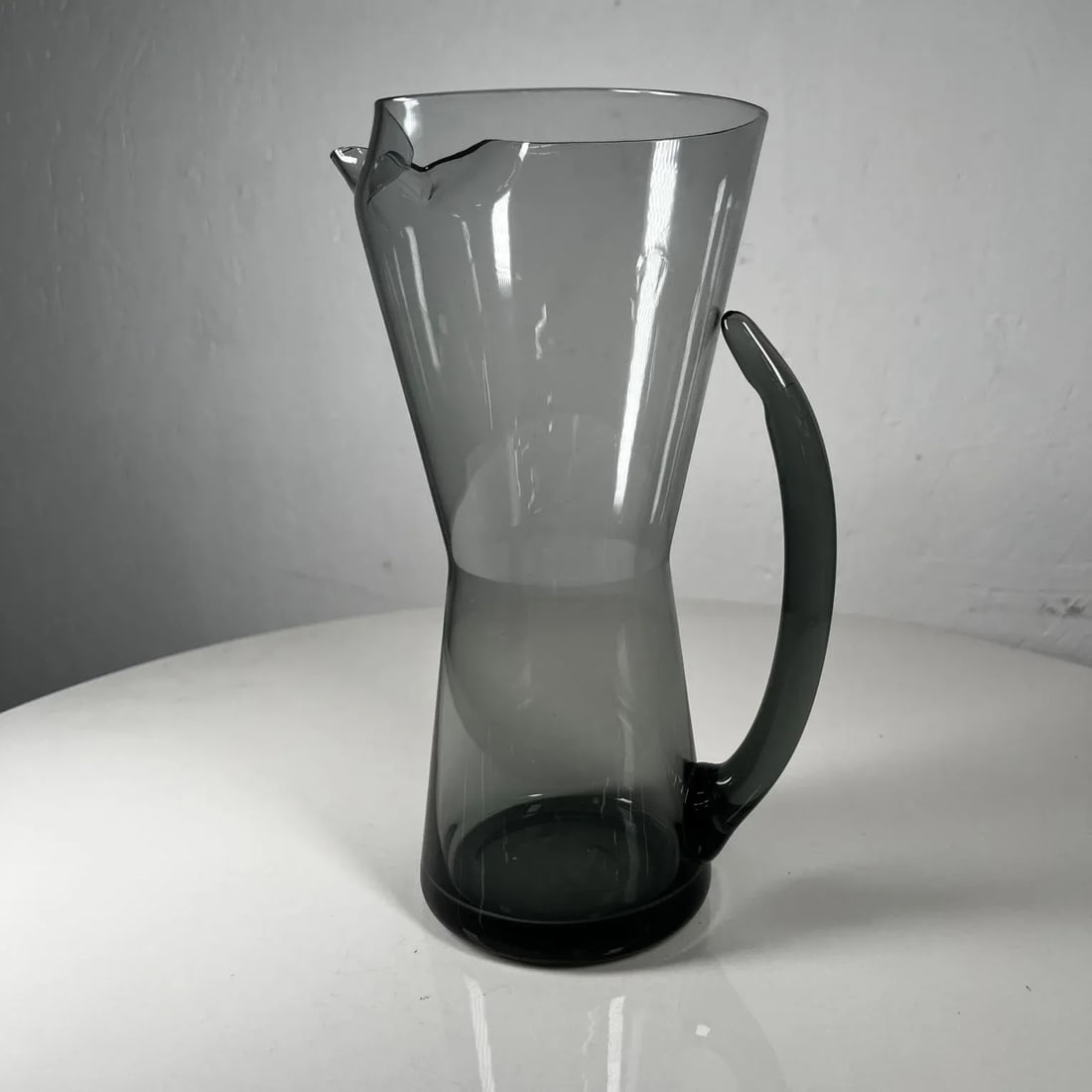 1958 Morgantown Wv Hoffman House Glass Martini Pitcher & Four Glasses - 6