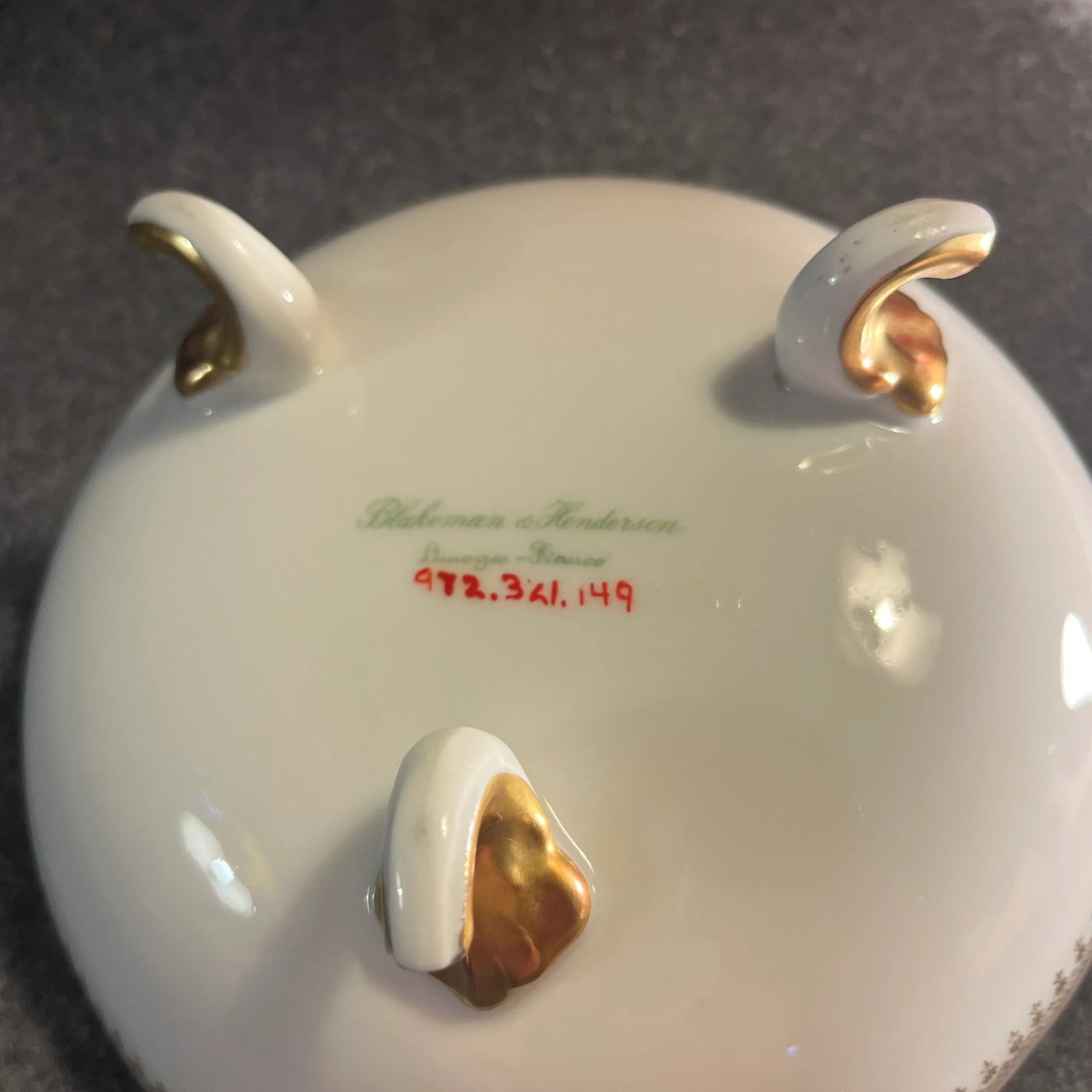 Antique B&h Limoges Footed Bowl - 10
