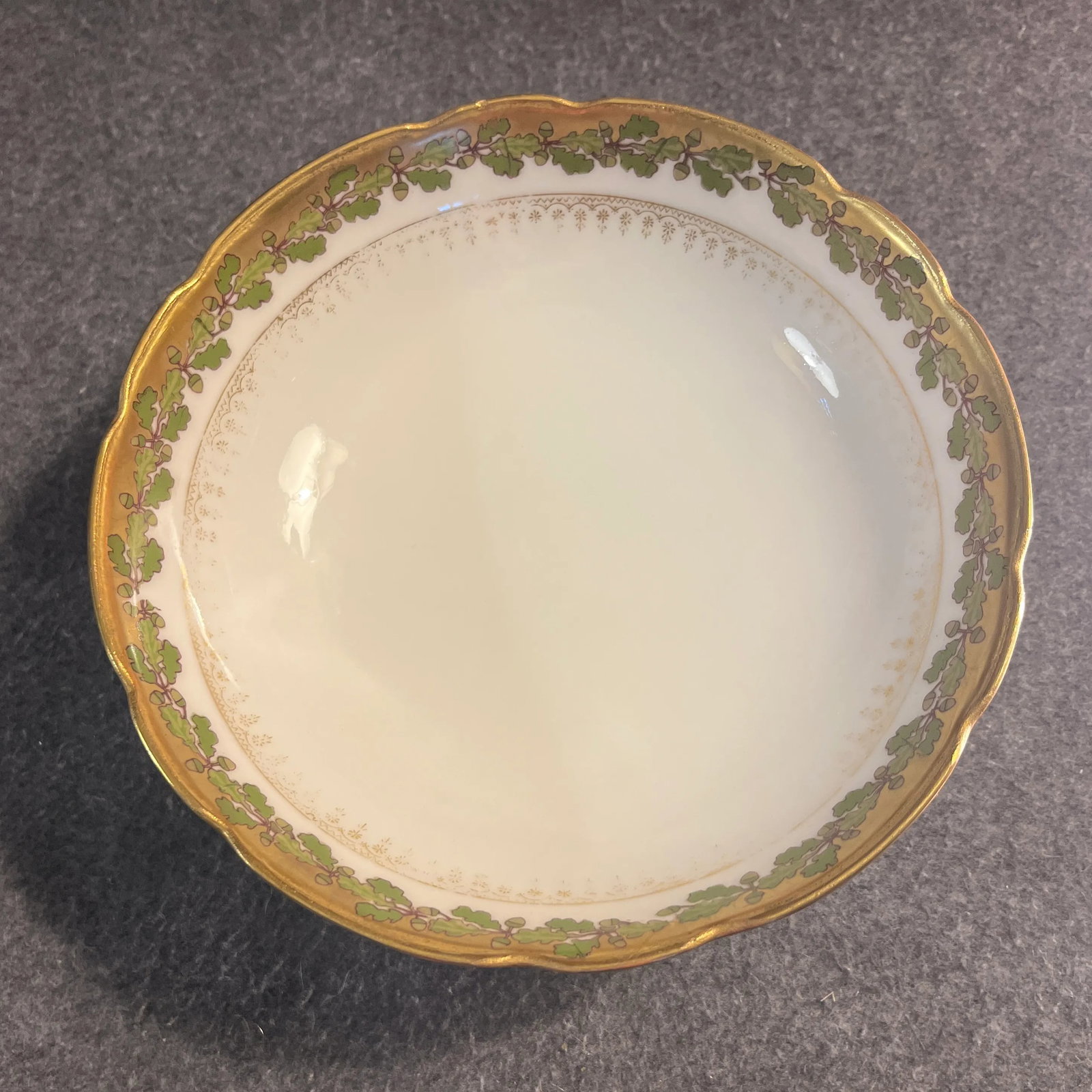 Antique B&h Limoges Footed Bowl - 6