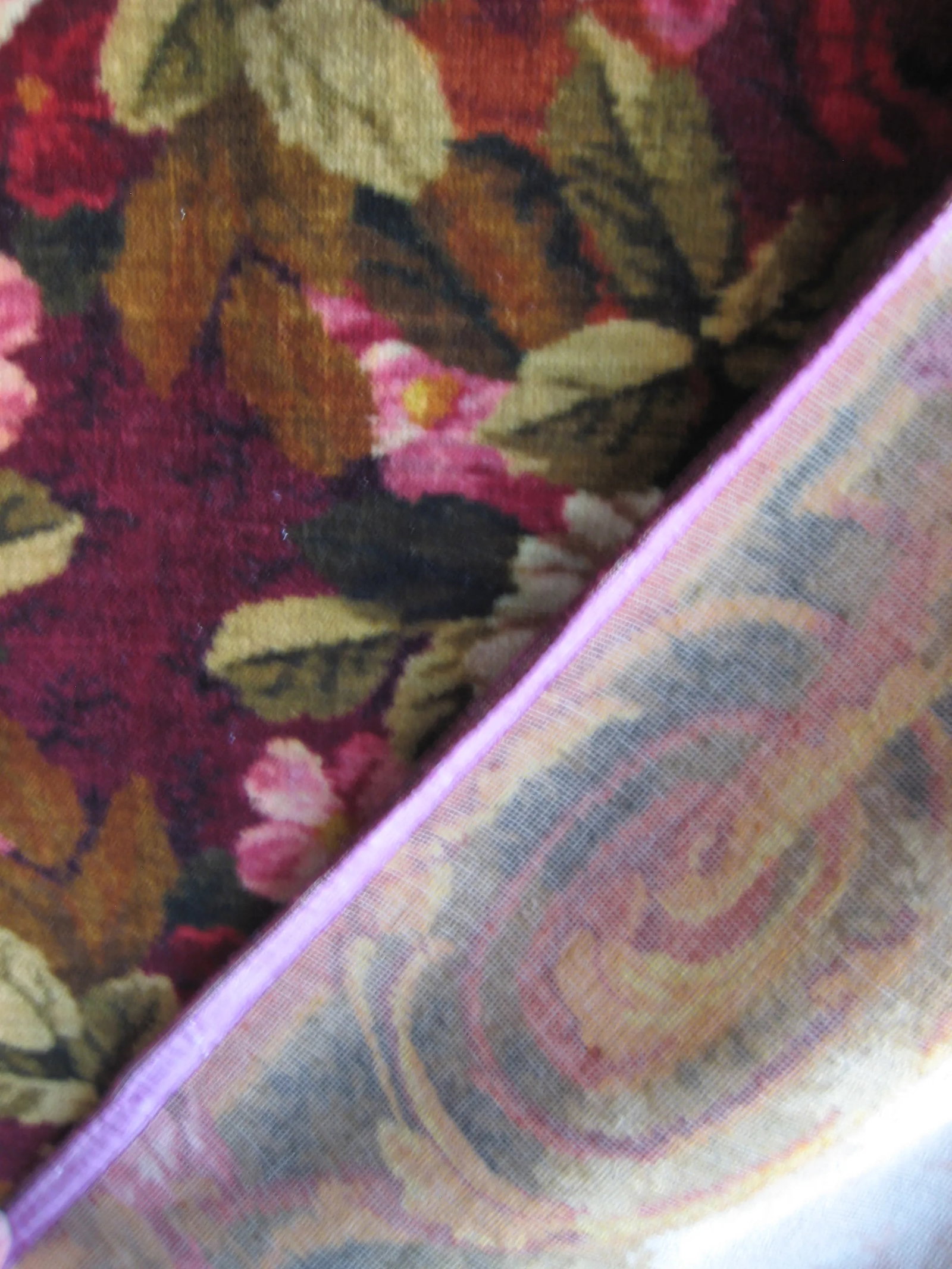 Late 19th Century French Napoleon III Velvet Tablecloth - 12