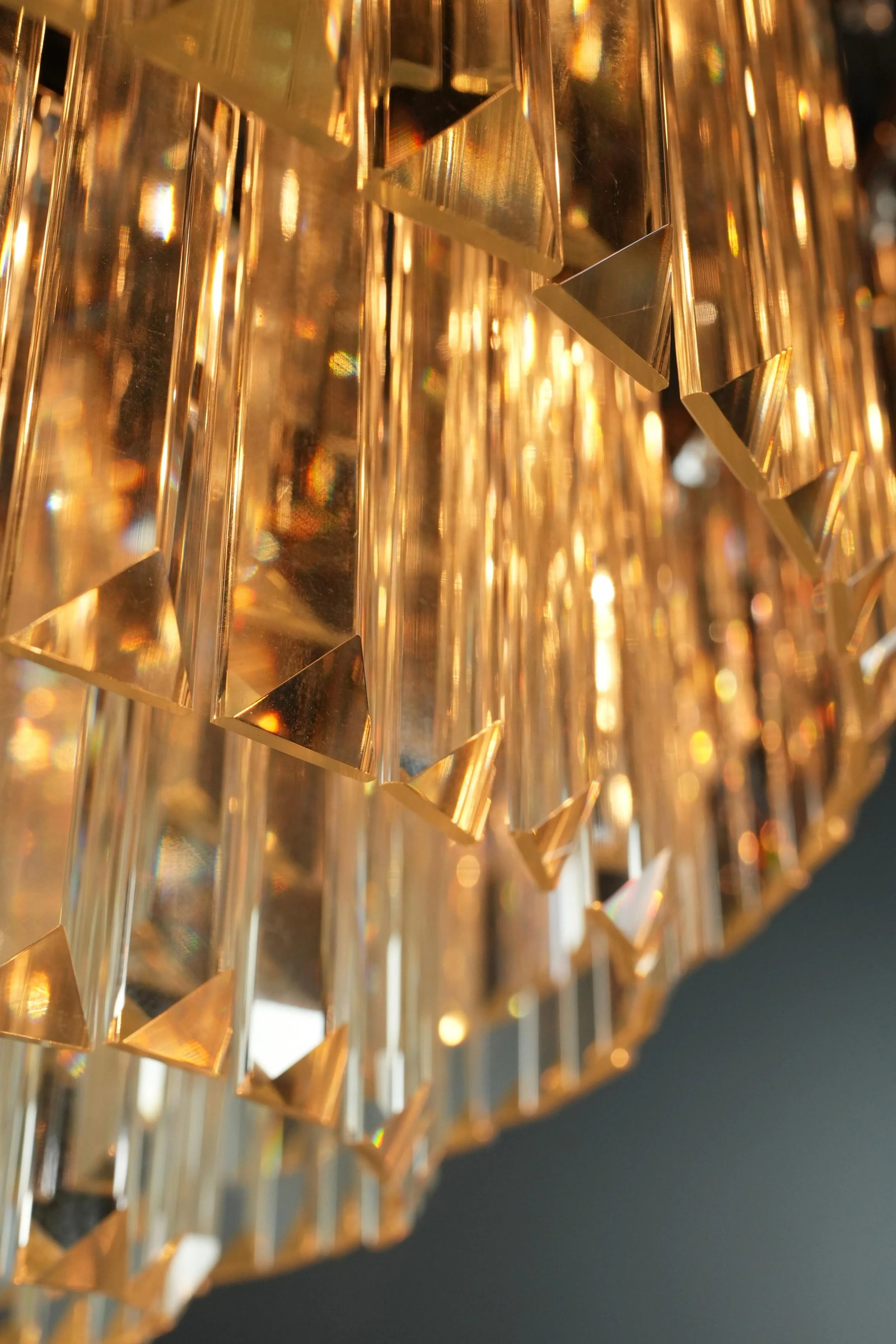 21st Century Art Nouveau Style Crystal Chandelier - 7