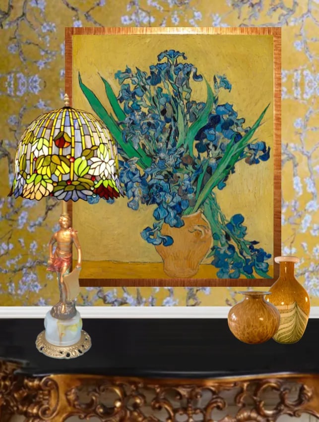 Vintage Sculptural Table Lamp: Apollo Holding a Lyre - 9