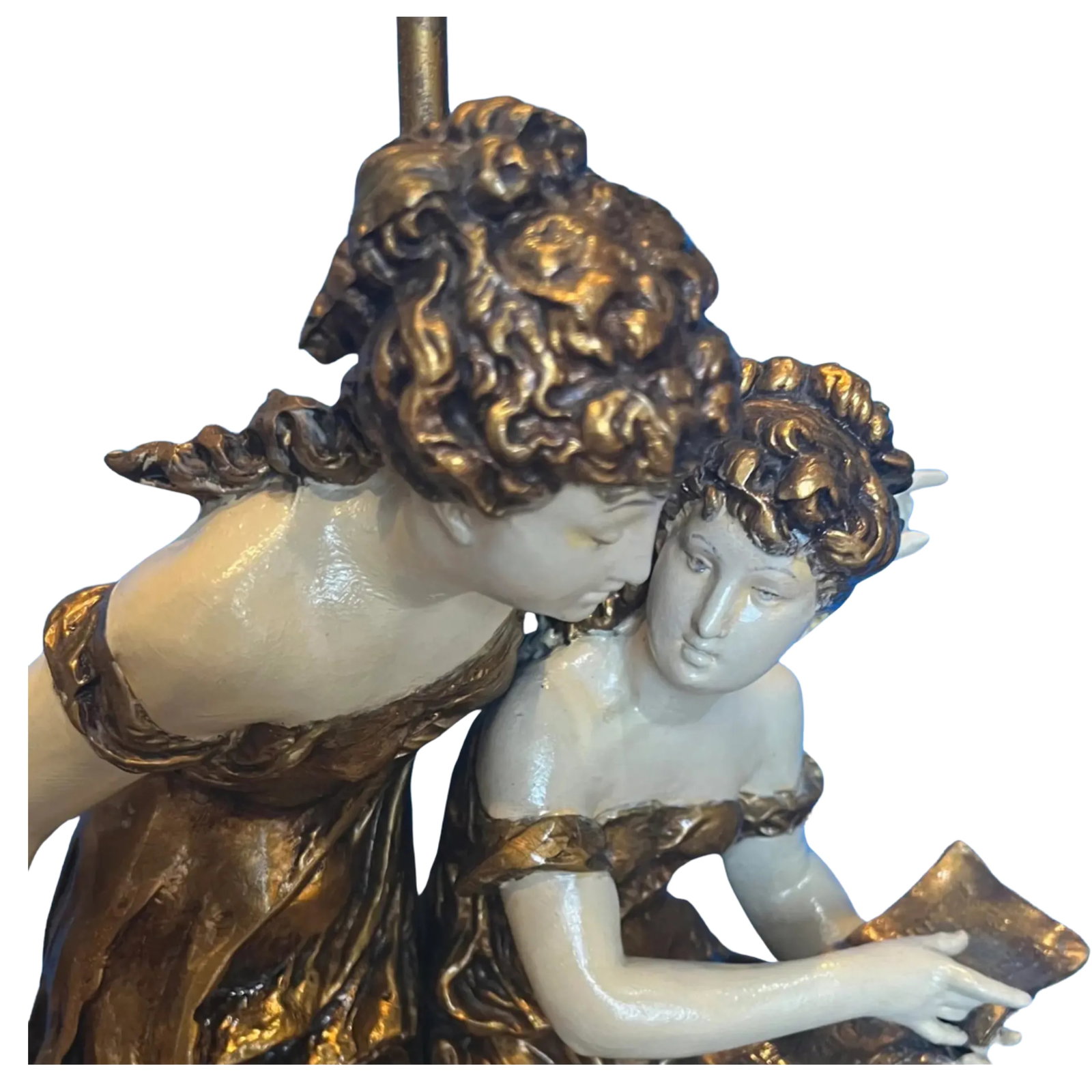 Vintage Sculptural Moreau Table Lamp- Maidens - 3