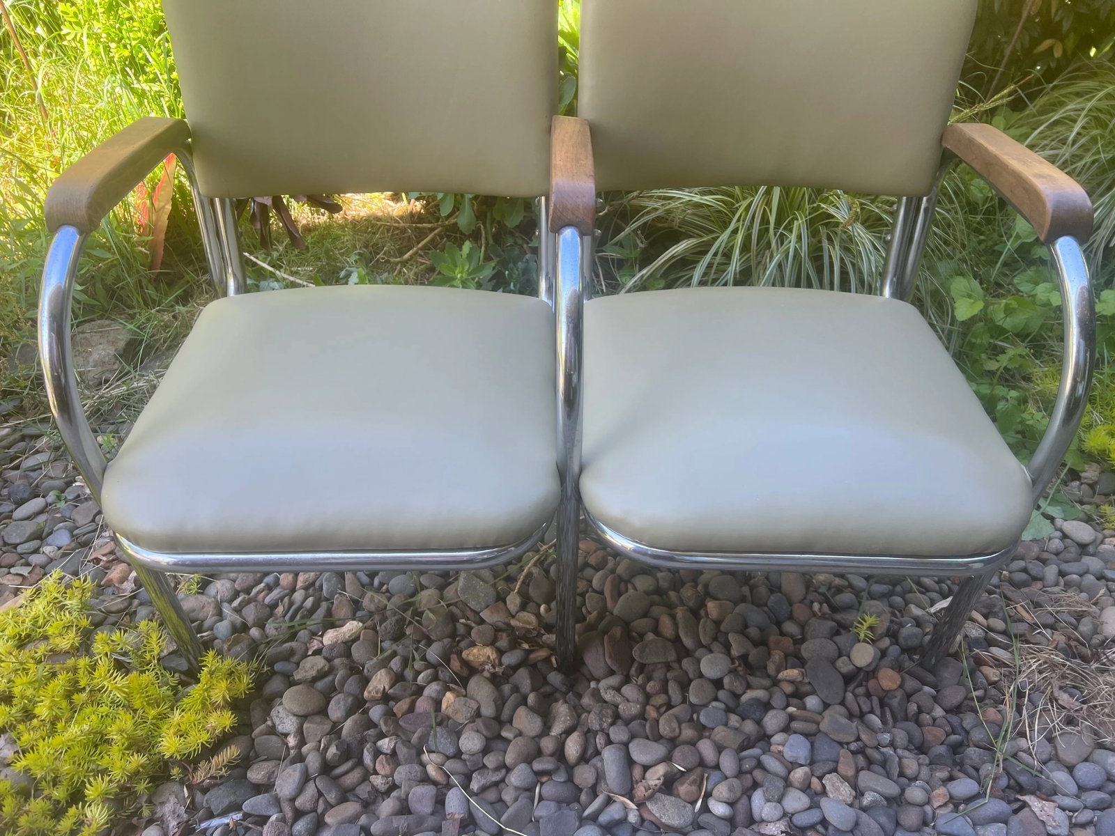 Vintage Chromcraft/Royal Metal Craft Style Double Chair Bench - 12