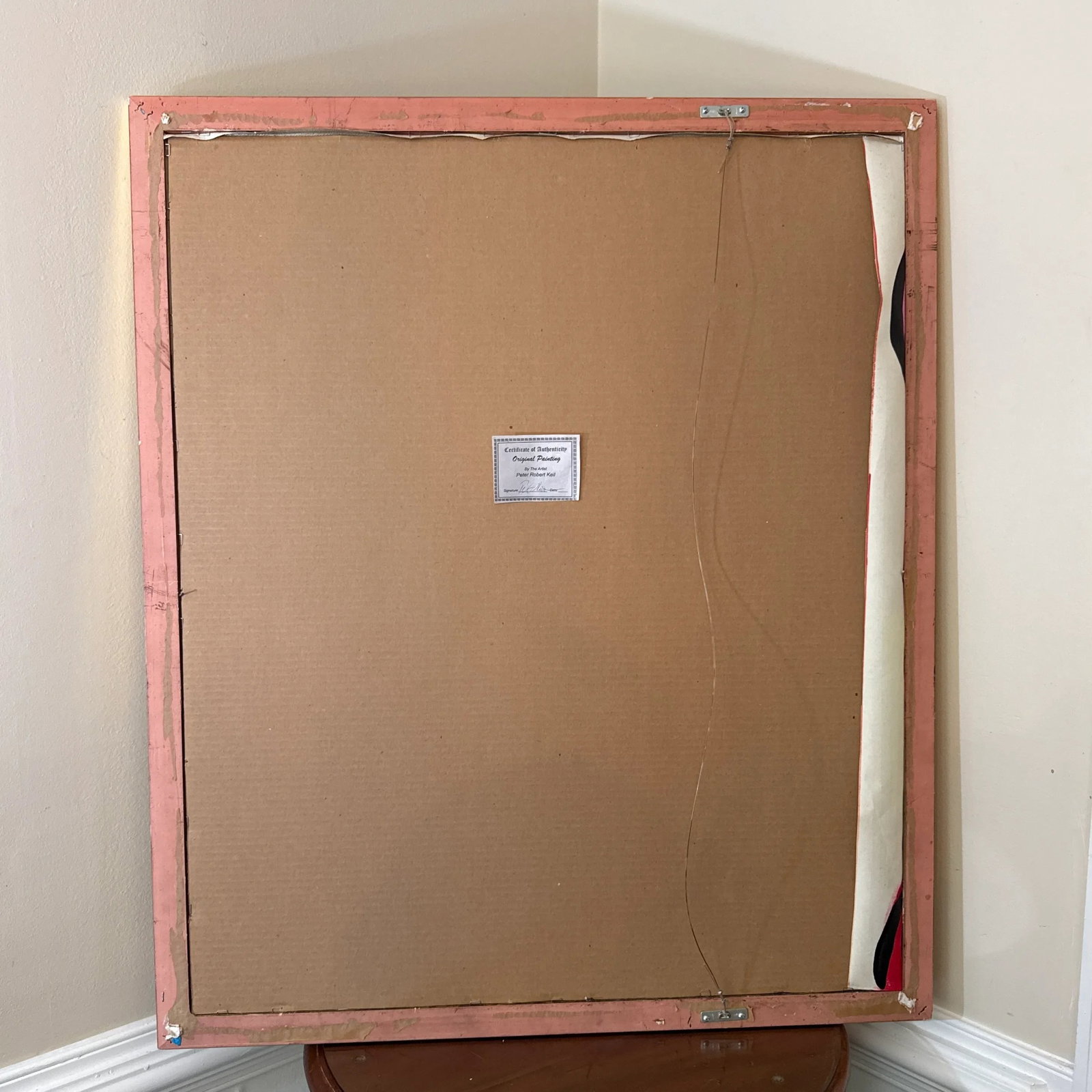 1970s Abstract Painting by Peter Keil, Framed - 8
