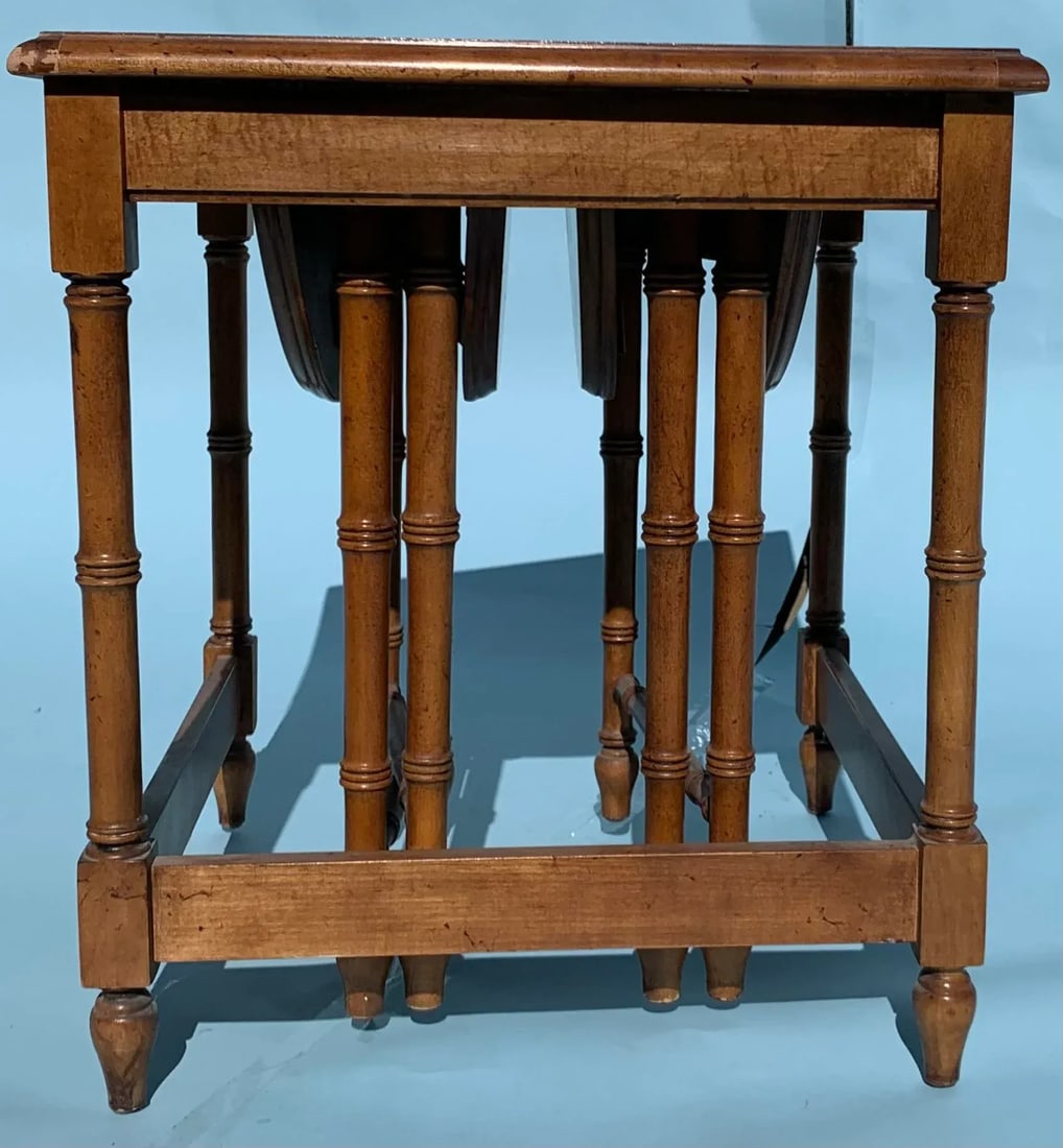 1970s Fruitwood Nesting Side Tables - Set of 3 - 8