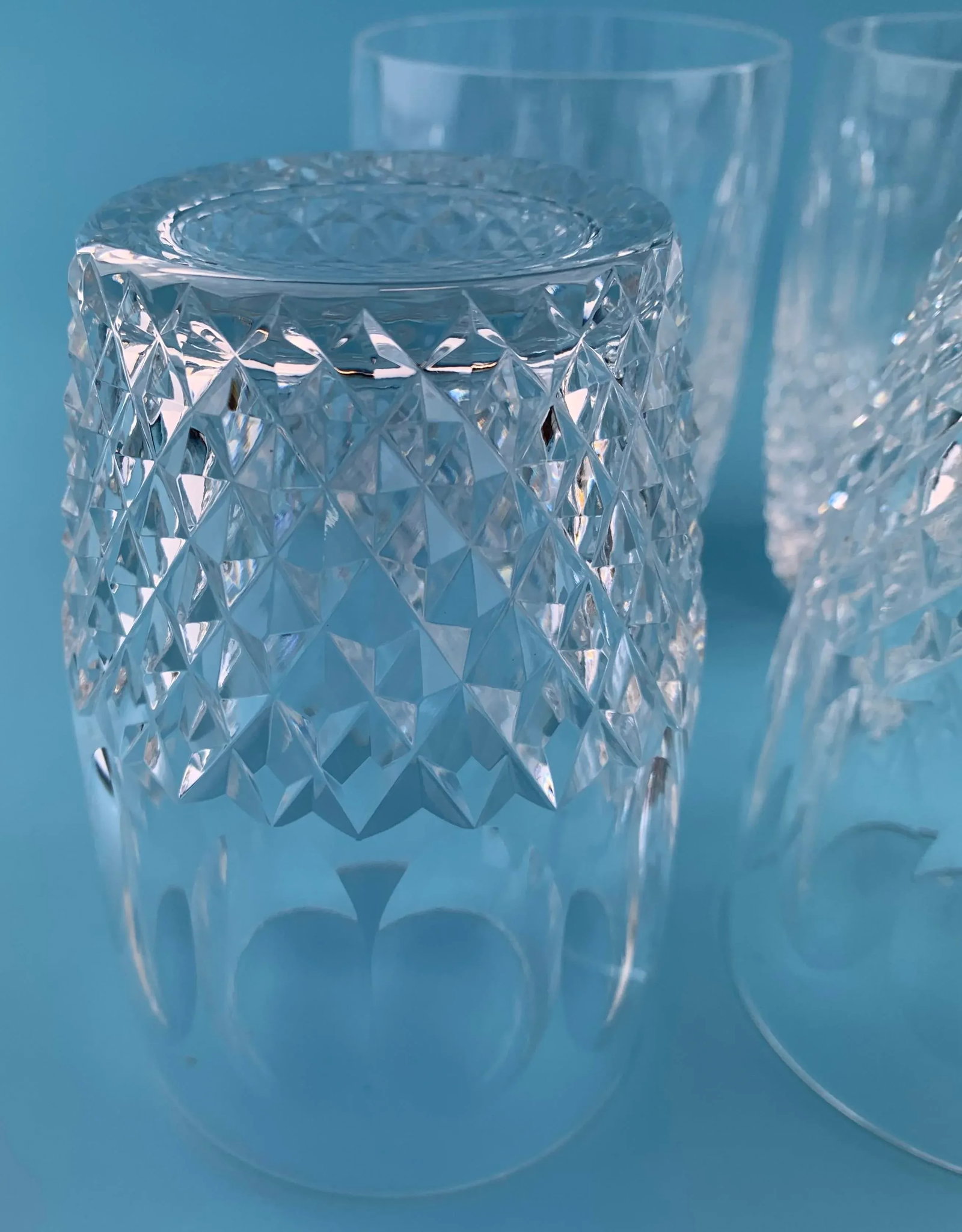 Mid 20th Century Waterford Crystal Old Fashion Tumbler: Set of 4 - 8