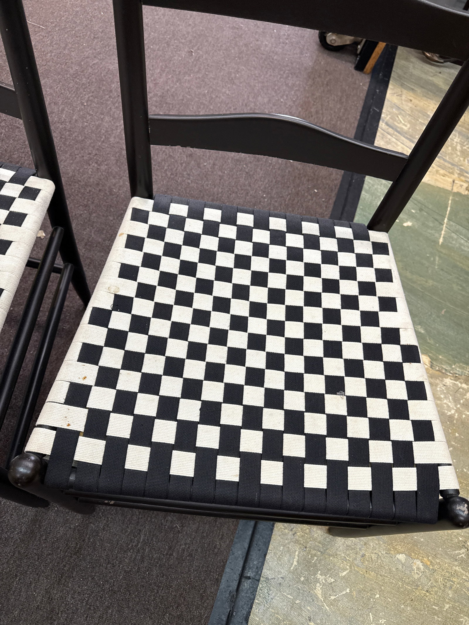 1950s Chiavari Wood Tall Back Mid Century Chairs - 3