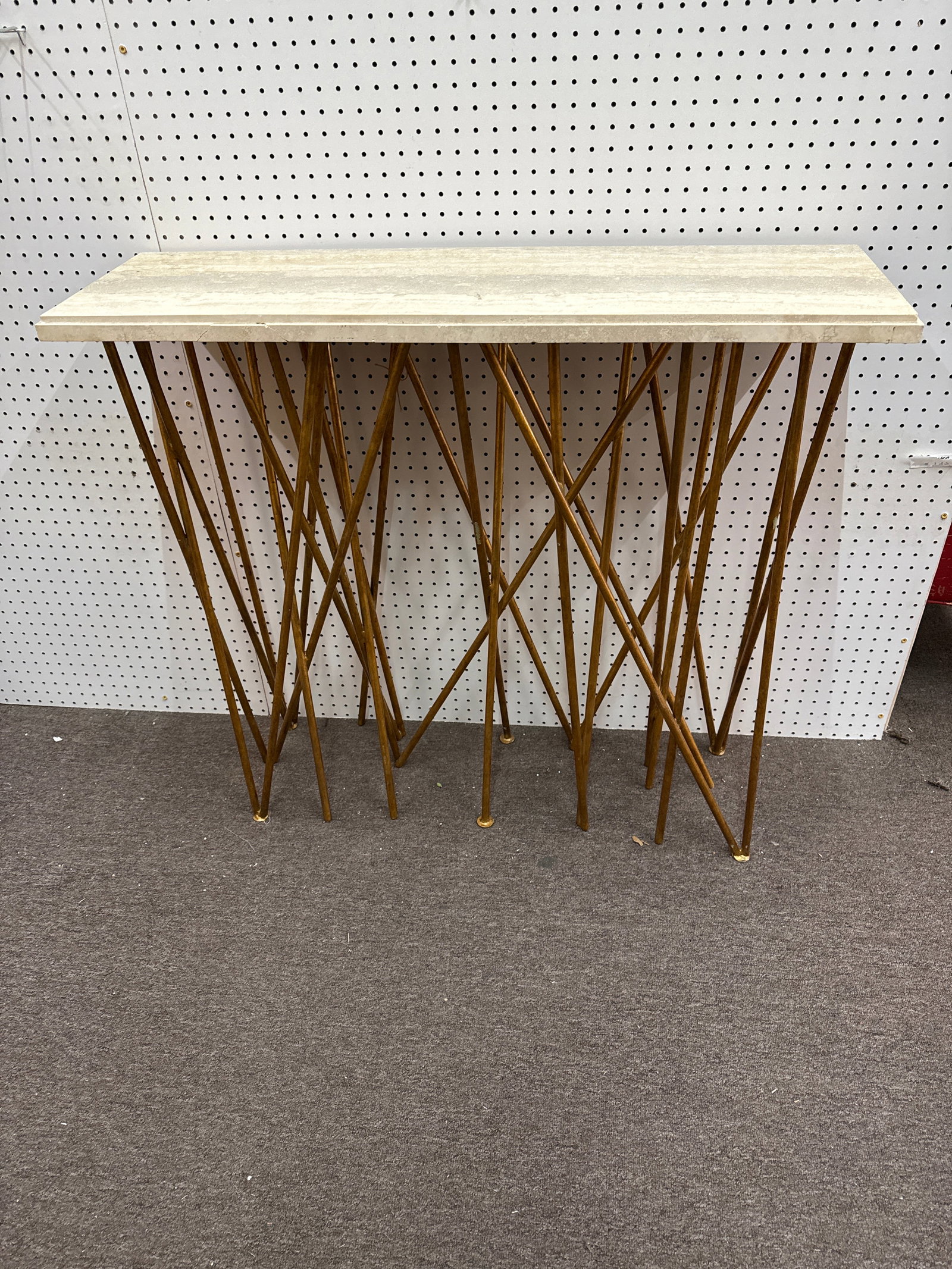 Ambella Magic Wand Gold Leaf Console Table - 2