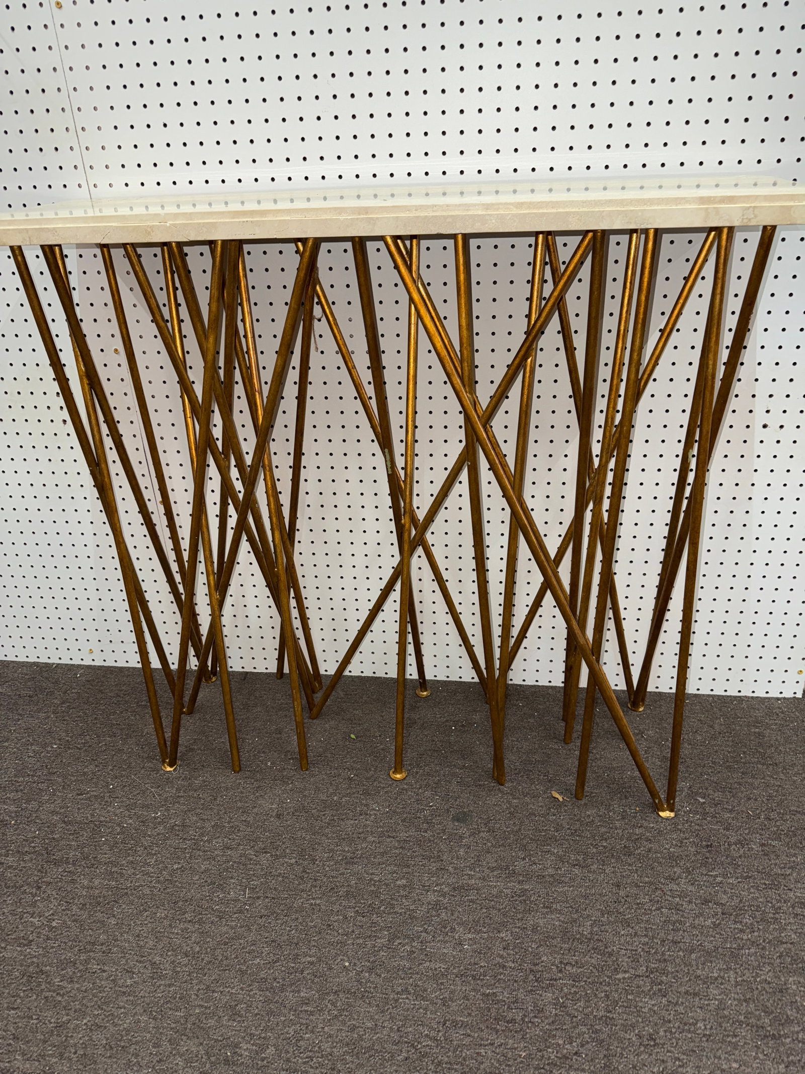 Ambella Magic Wand Gold Leaf Console Table - 3
