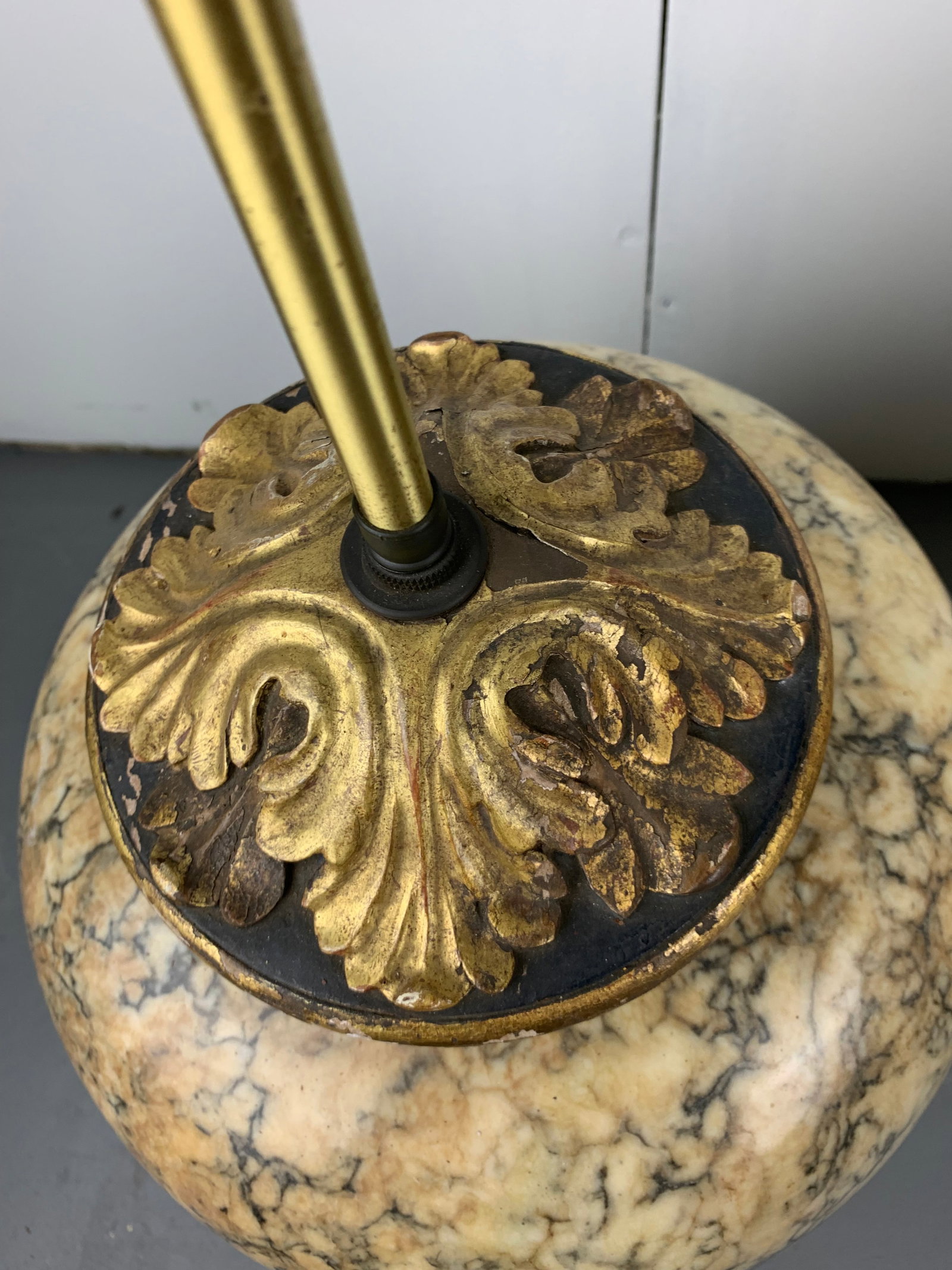 Vintage Onyx Table Lamps, Set of 2 - 12