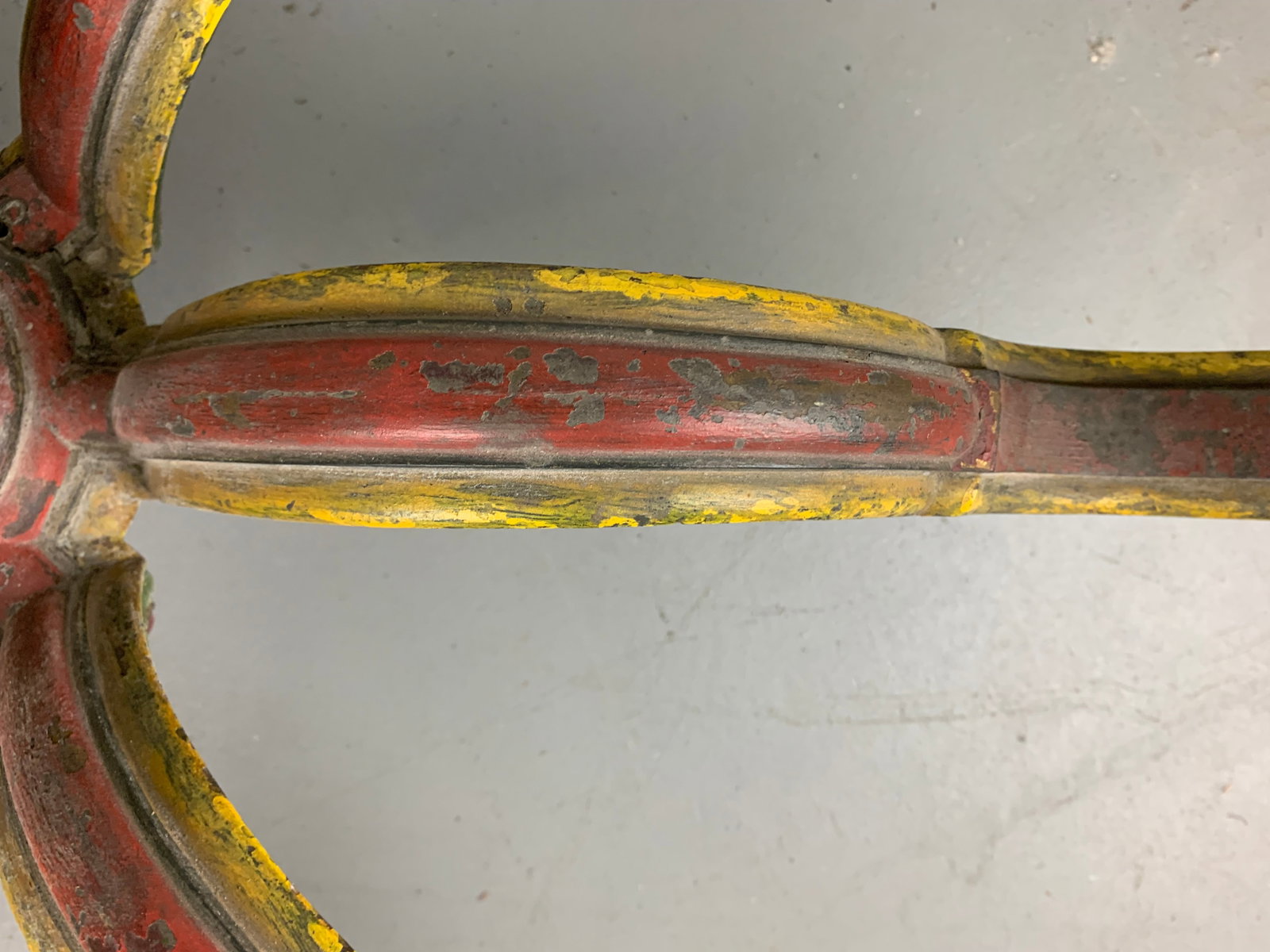 Antique Italian Painted Brass Chandelier - 9