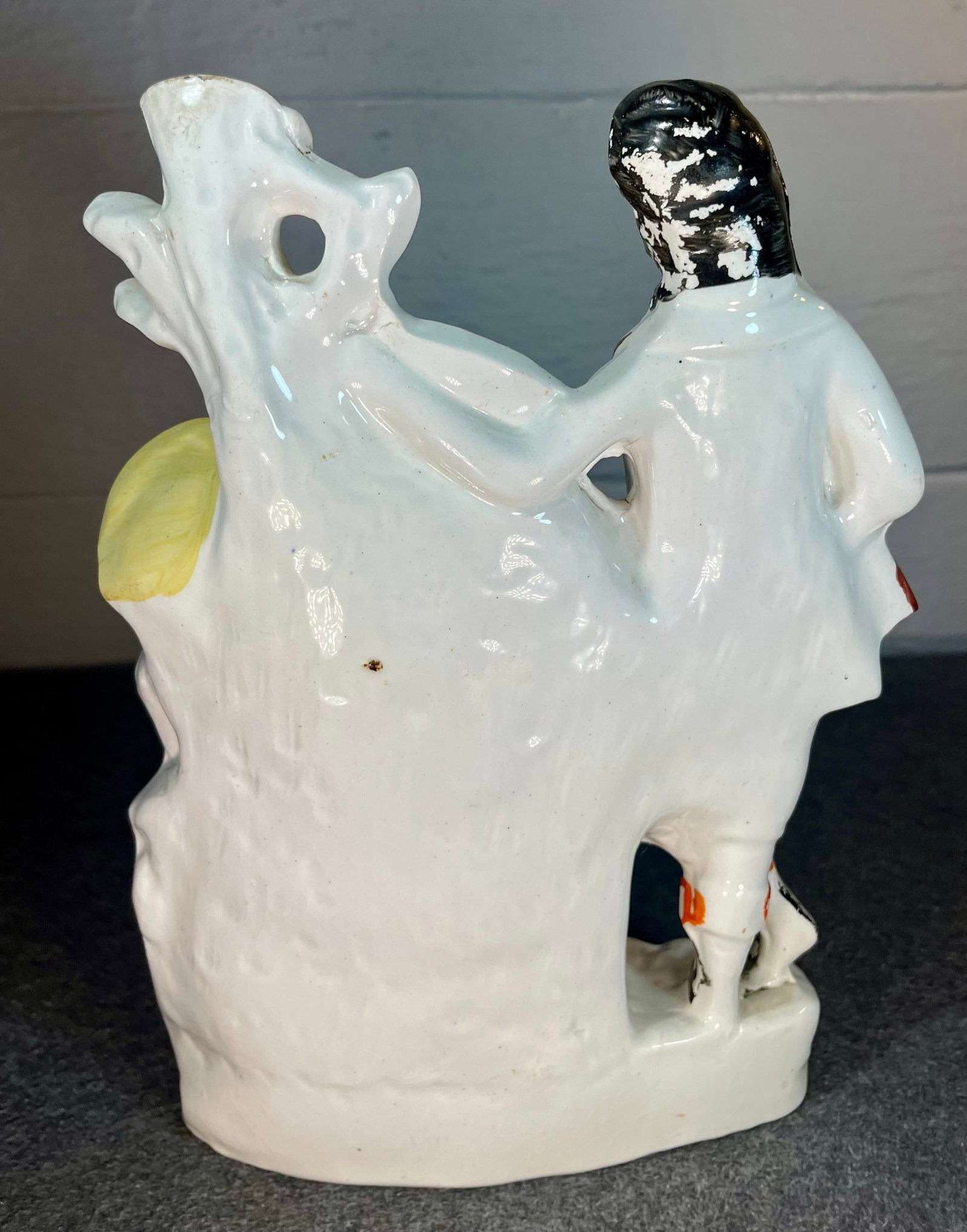Antique Staffordshire Figure 30 Miles to London - 6