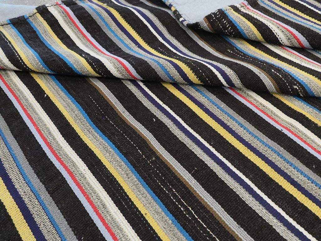 Galerie Shabab Collection Mid-20th Century Turkish Flatweave Kilim Room Size Carpet - 10