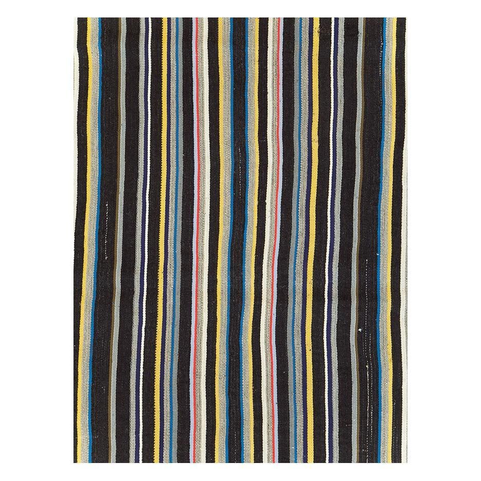 Galerie Shabab Collection Mid-20th Century Turkish Flatweave Kilim Room Size Carpet - 2