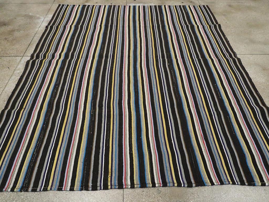 Galerie Shabab Collection Mid-20th Century Turkish Flatweave Kilim Room Size Carpet - 4