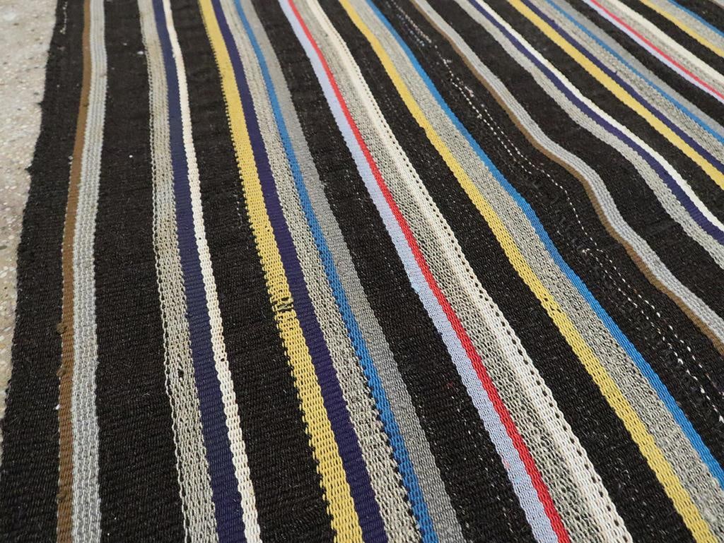 Galerie Shabab Collection Mid-20th Century Turkish Flatweave Kilim Room Size Carpet - 5