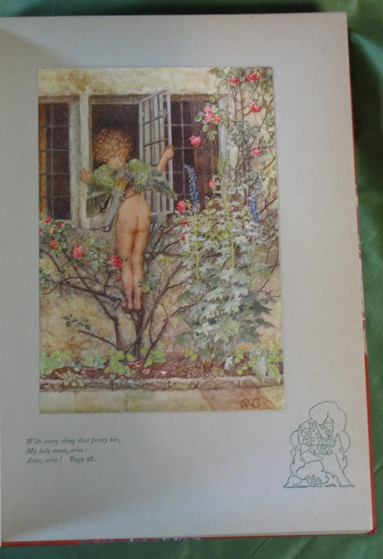 Early 20th Century Art Book Eleanor Fortescue Brickdale, 24 Full Color Tipped in Illustrations Fine - 12
