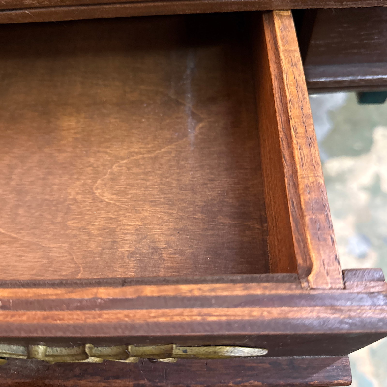19th Century French Wood and Brass Sculptural Desk - 8