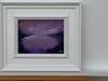 Violet Reflections at Dusk - Miniature Art by Contemporary British Artist 2025 - 2