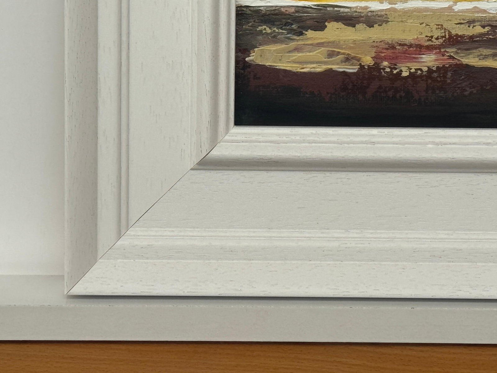 Midnight Ember - Miniature Abstract Landscape Art Study by Contemporary Artist 2025 - 13