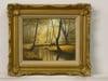 Horse next to River in the Woods of the English Countryside by British Artist 1970 (Circa) - 2
