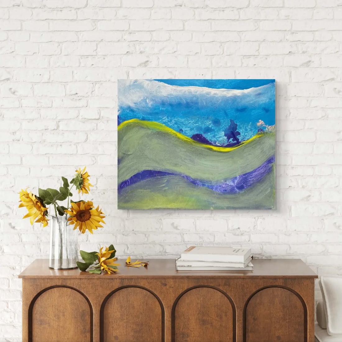 Matthew Izzo Oil Painting on Canvas Titled "The Hills" - 5
