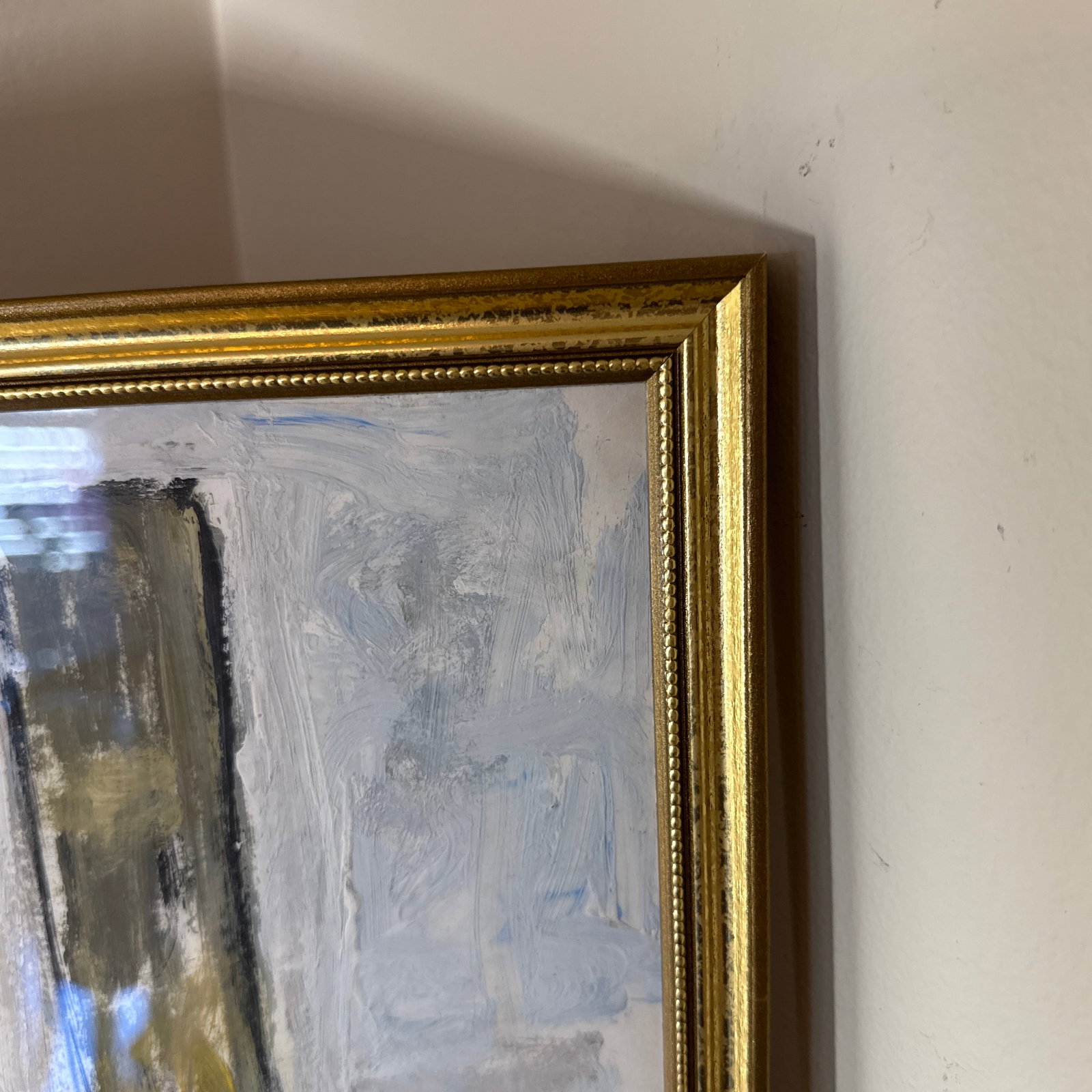 Vintage Abstract Large Original Abstract Textured Painting - 12
