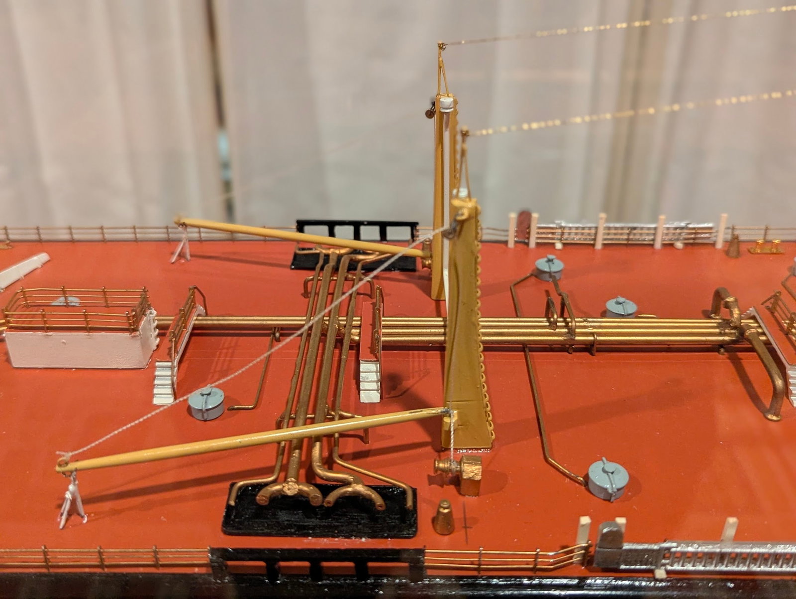 Rare Museum Quality Tanker Ship Model in Display Case Titled "Mv Captain Gregos" - 10