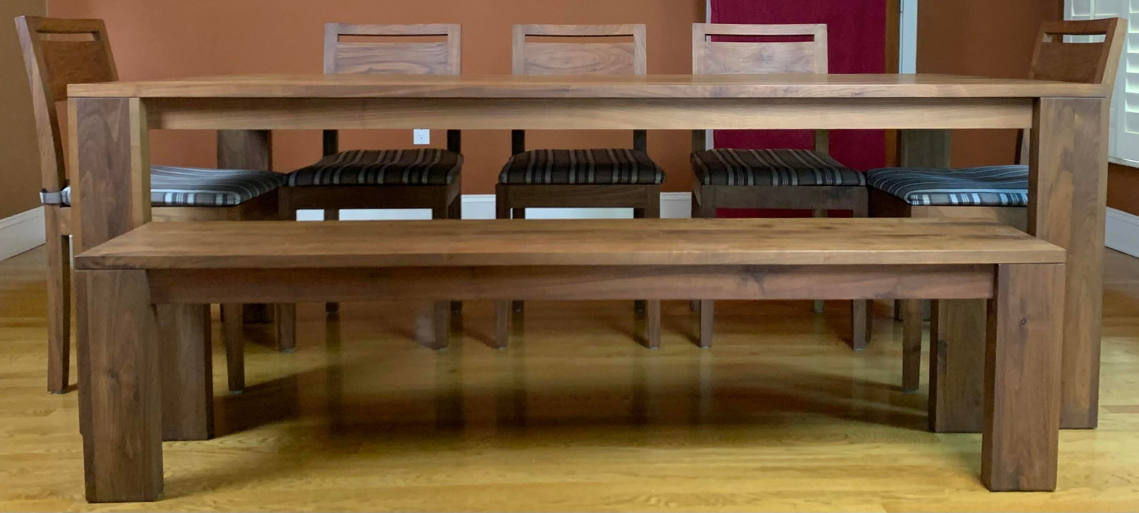 Crate and Barrel Dining Table Set - 4