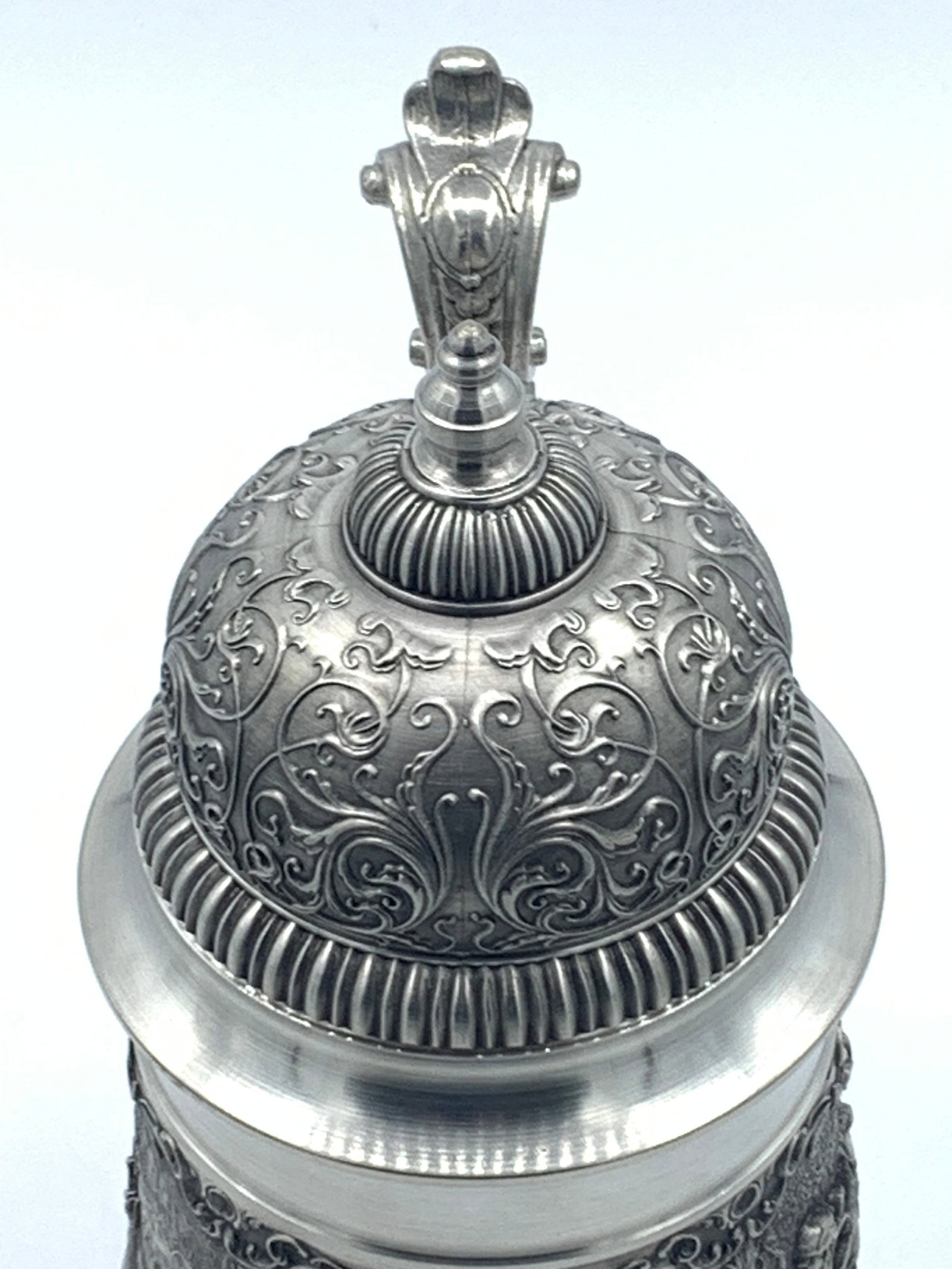 1960s Artina SKS "Parforce Hunting" Pewter Beer Stein - 6