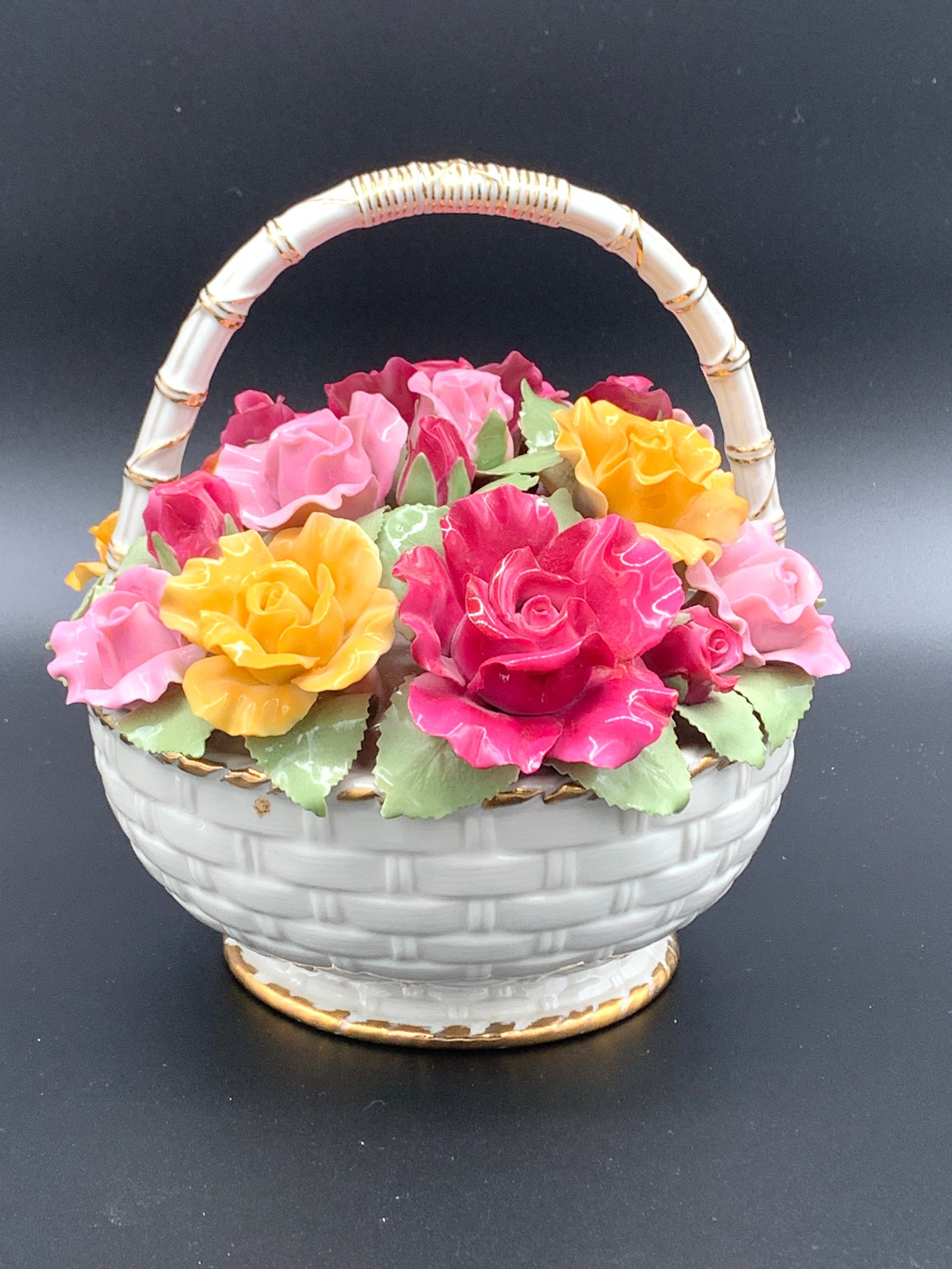 Royal Albert Musical Basket 'Old Country Roses' - 2