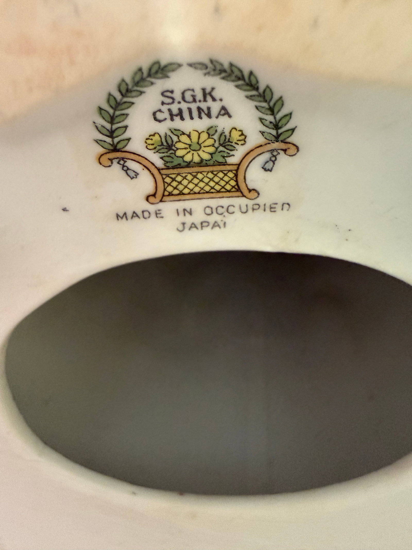 1940s s.g.k. China Pair of Large Lamps - 11