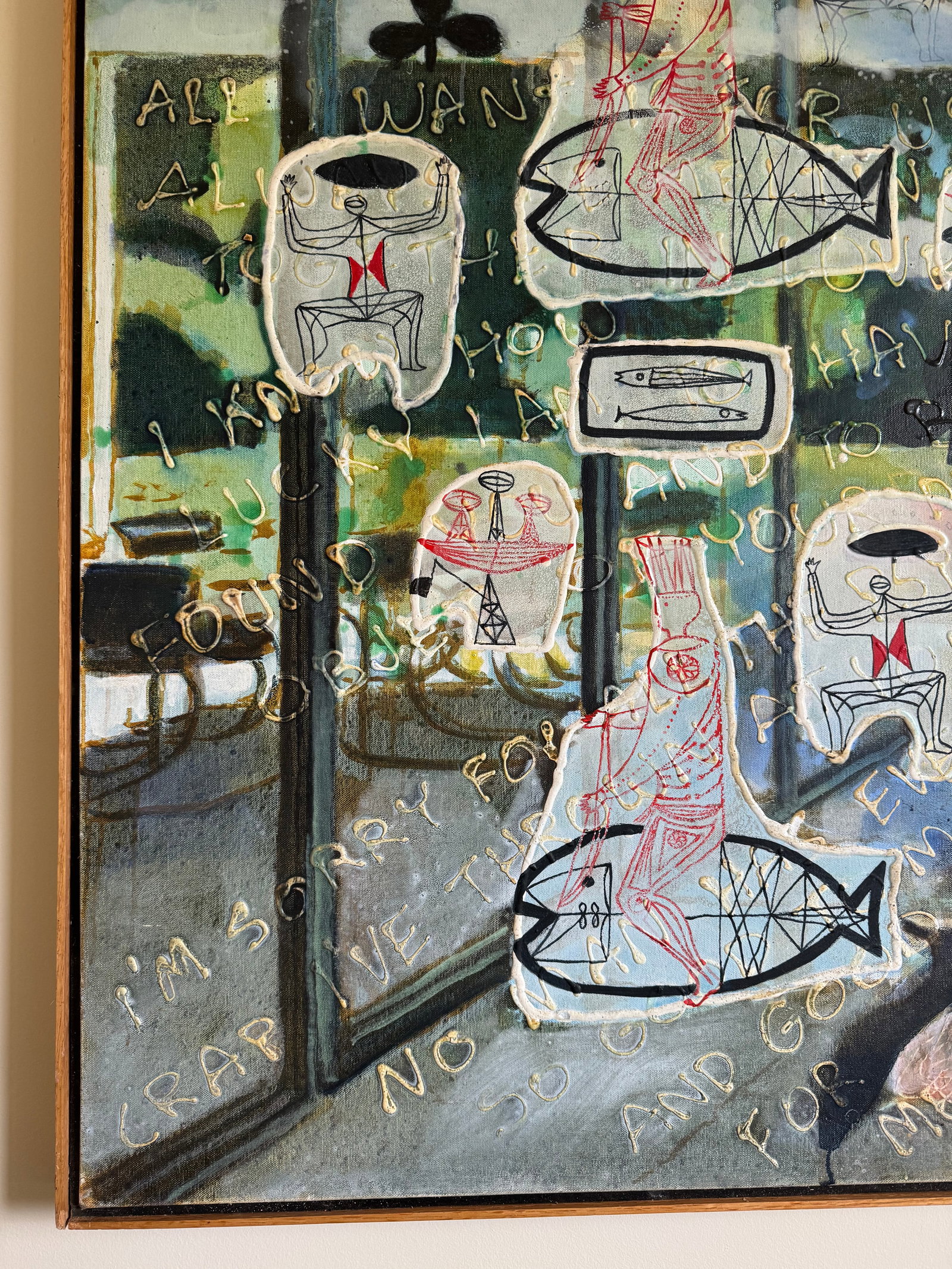 Walter Myers "Furmaid" Large-Scale Figurative Oil on Canvas, Signed and Dated 2007 - 6